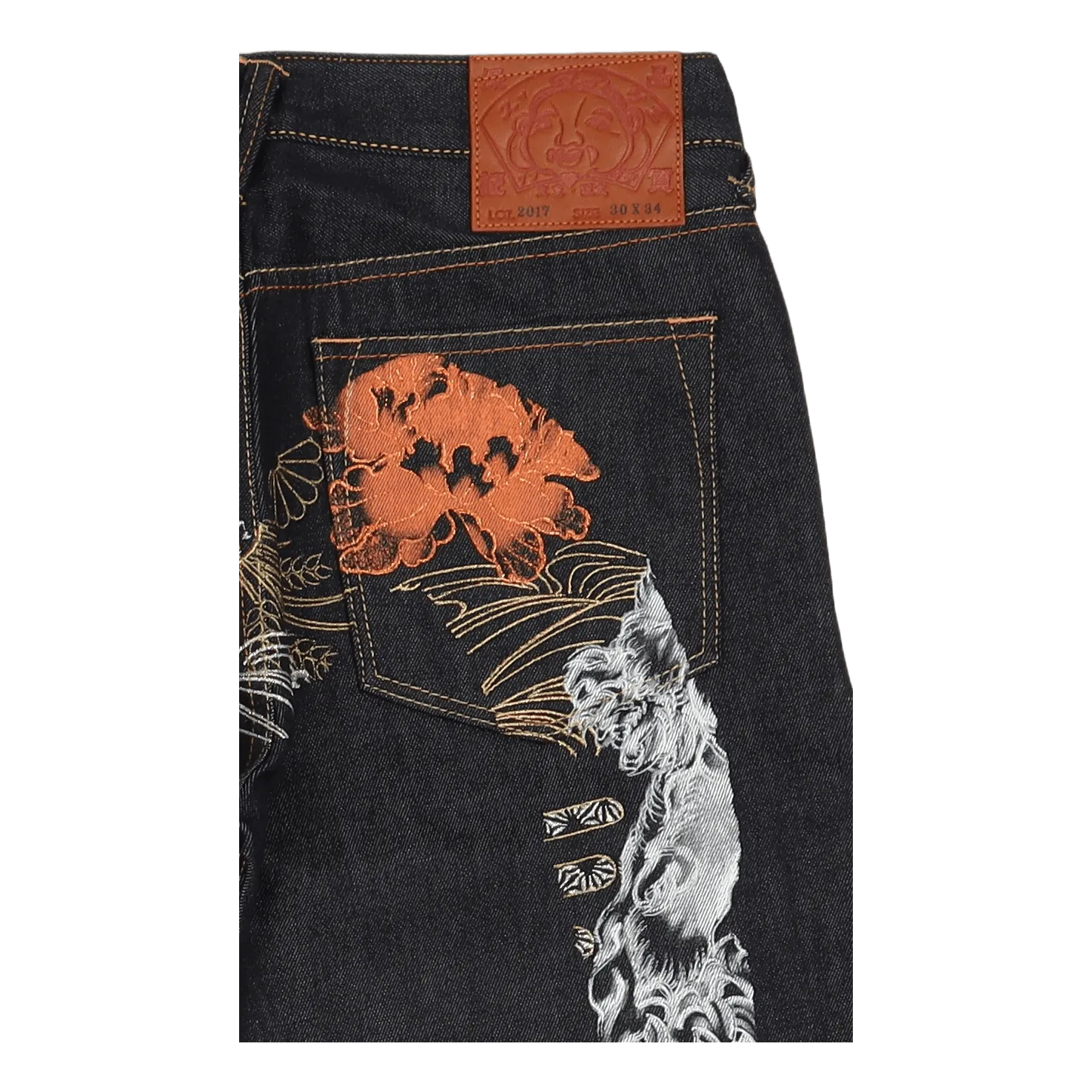 2017 Komainu And Japanese Patt Indigo Raw