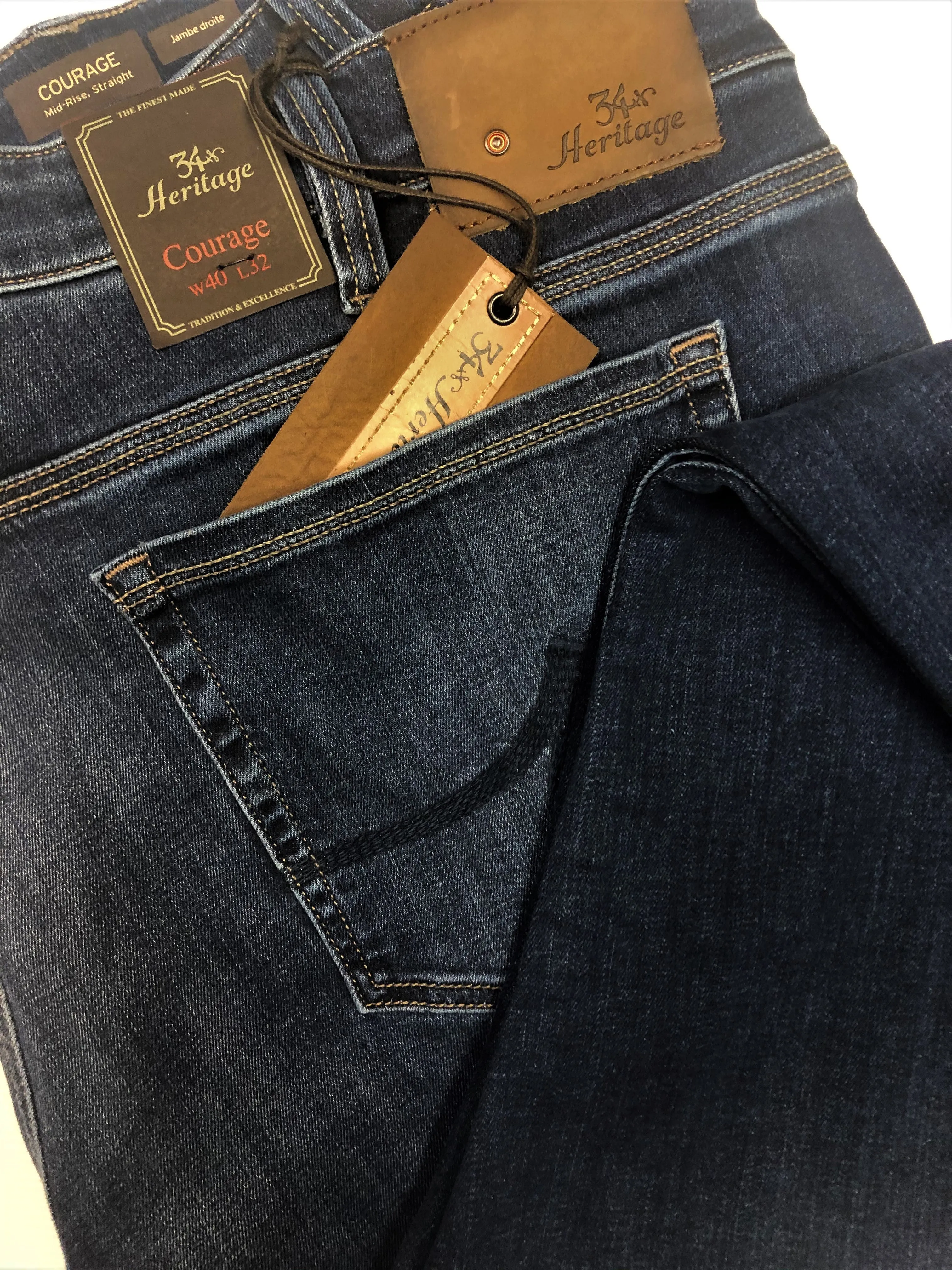 34 Heritage - Courage Jeans - Deep Taneel