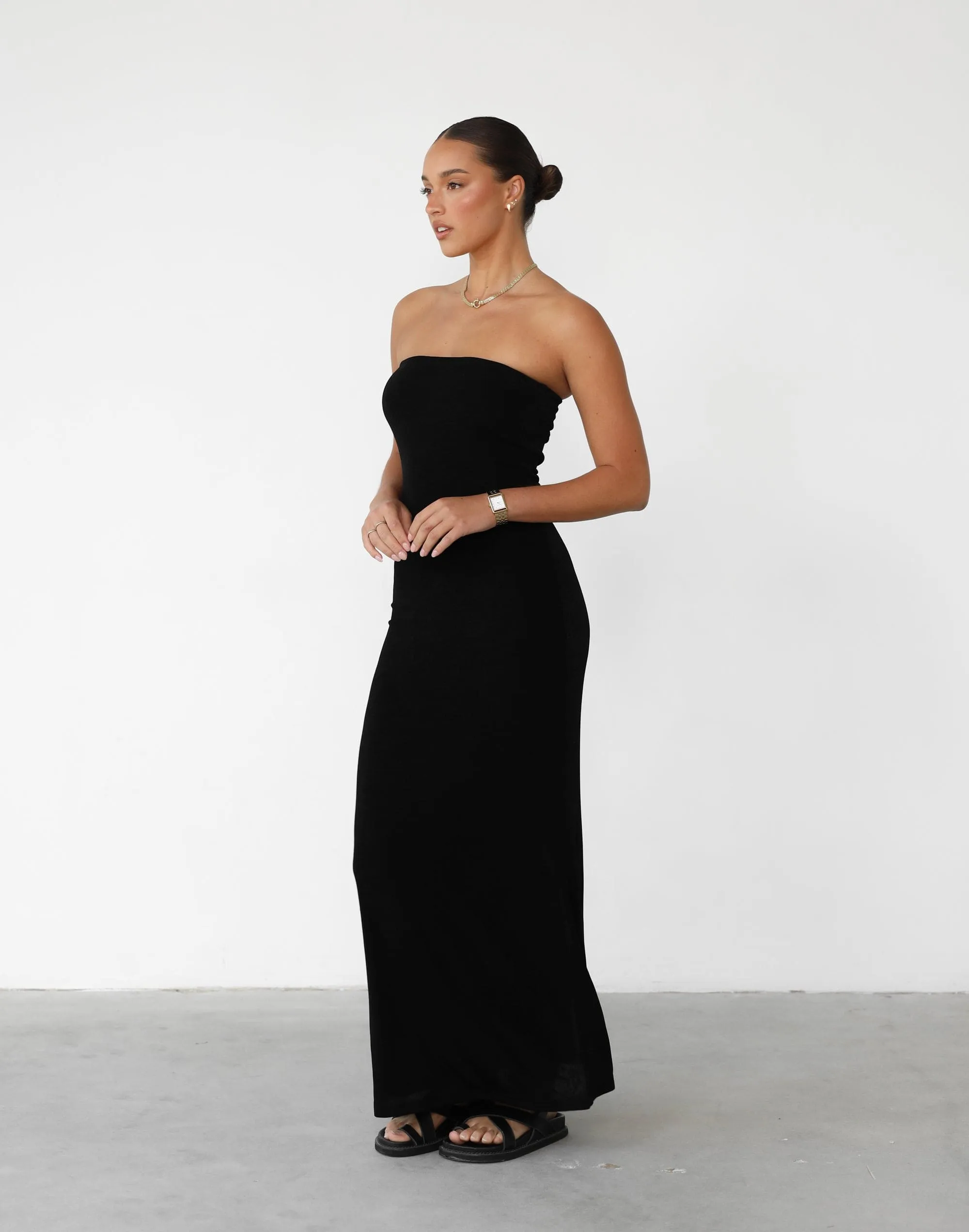 Abelle Maxi Dress (Black)