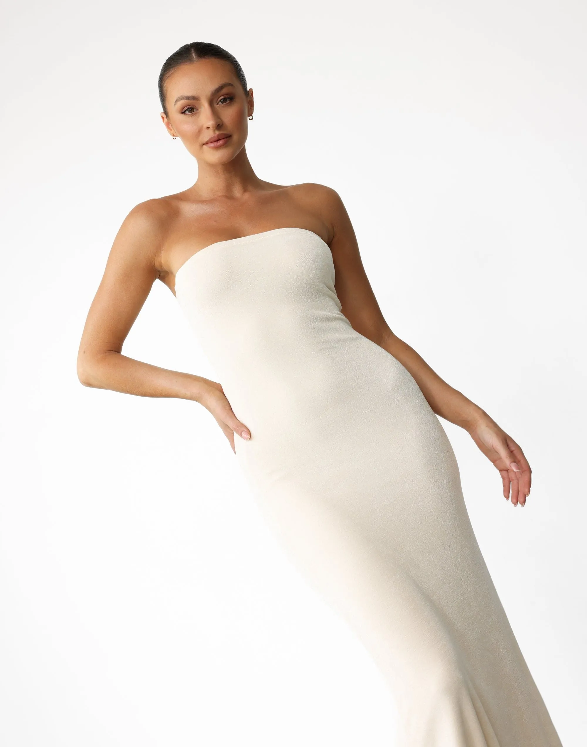 Abelle Maxi Dress (Off White)