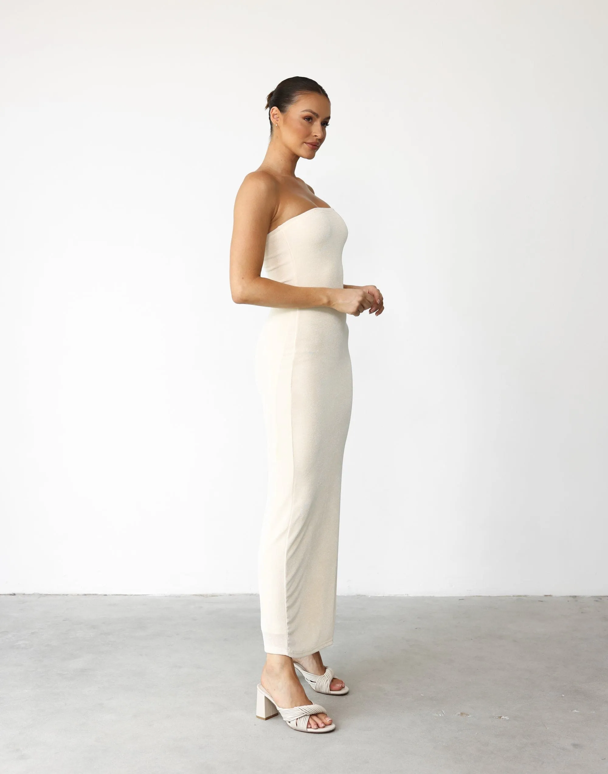 Abelle Maxi Dress (Off White)