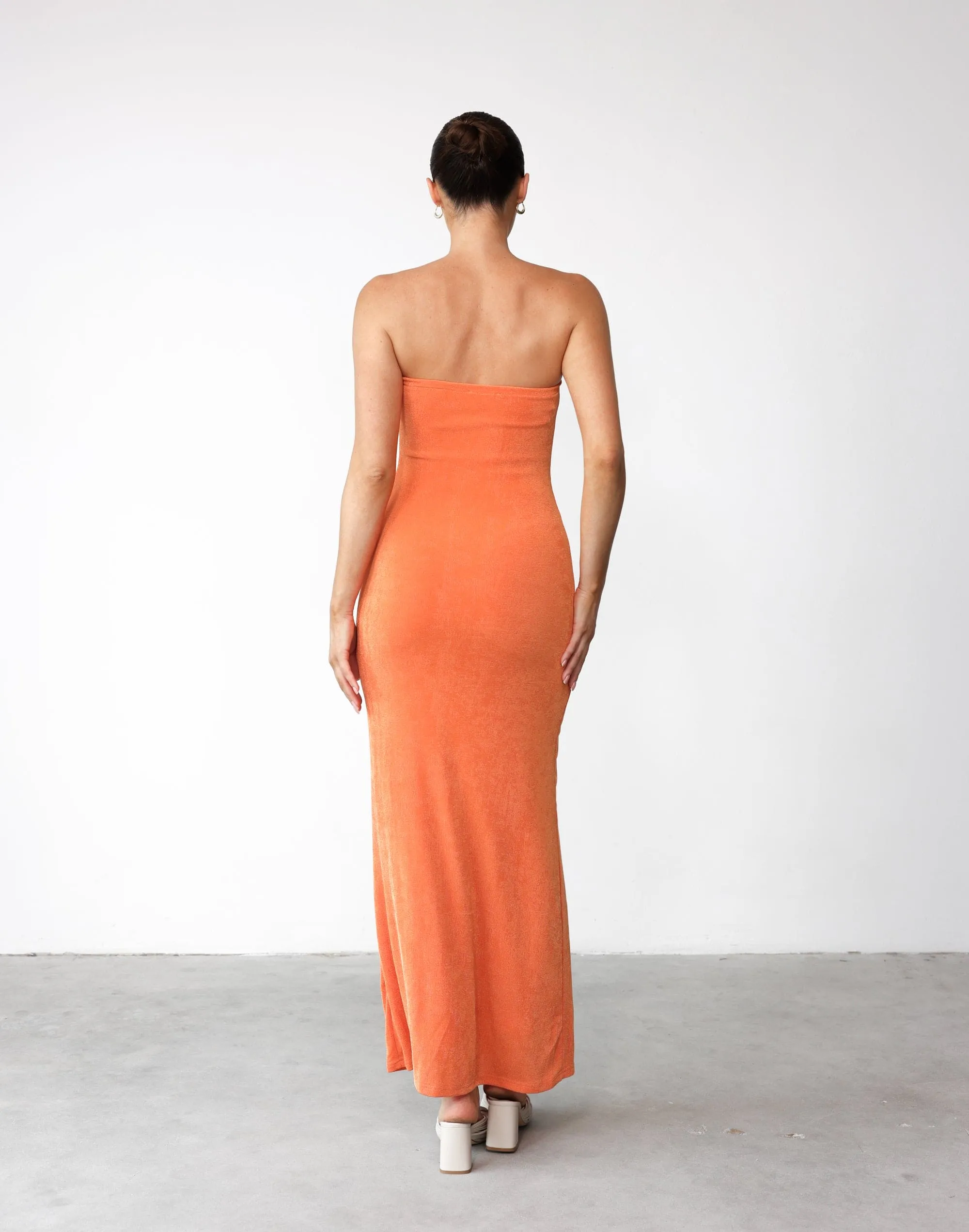 Abelle Maxi Dress (Papaya)