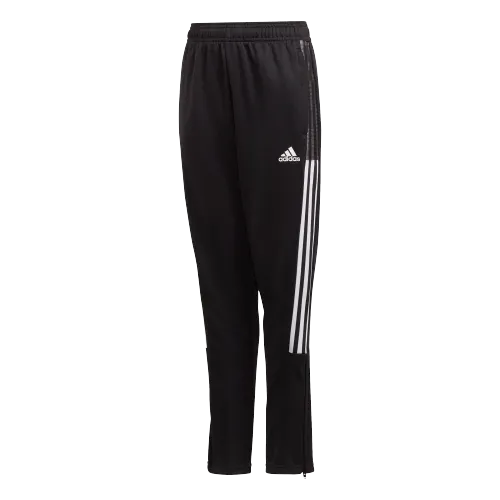 Adidas Kid's Tiro 21 Track Pants - Black / White