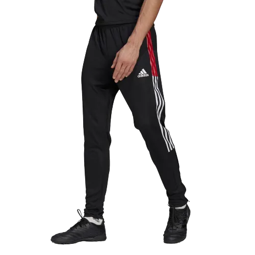 Adidas Men's Tiro 21 Track Pants - Black / Team Power Red