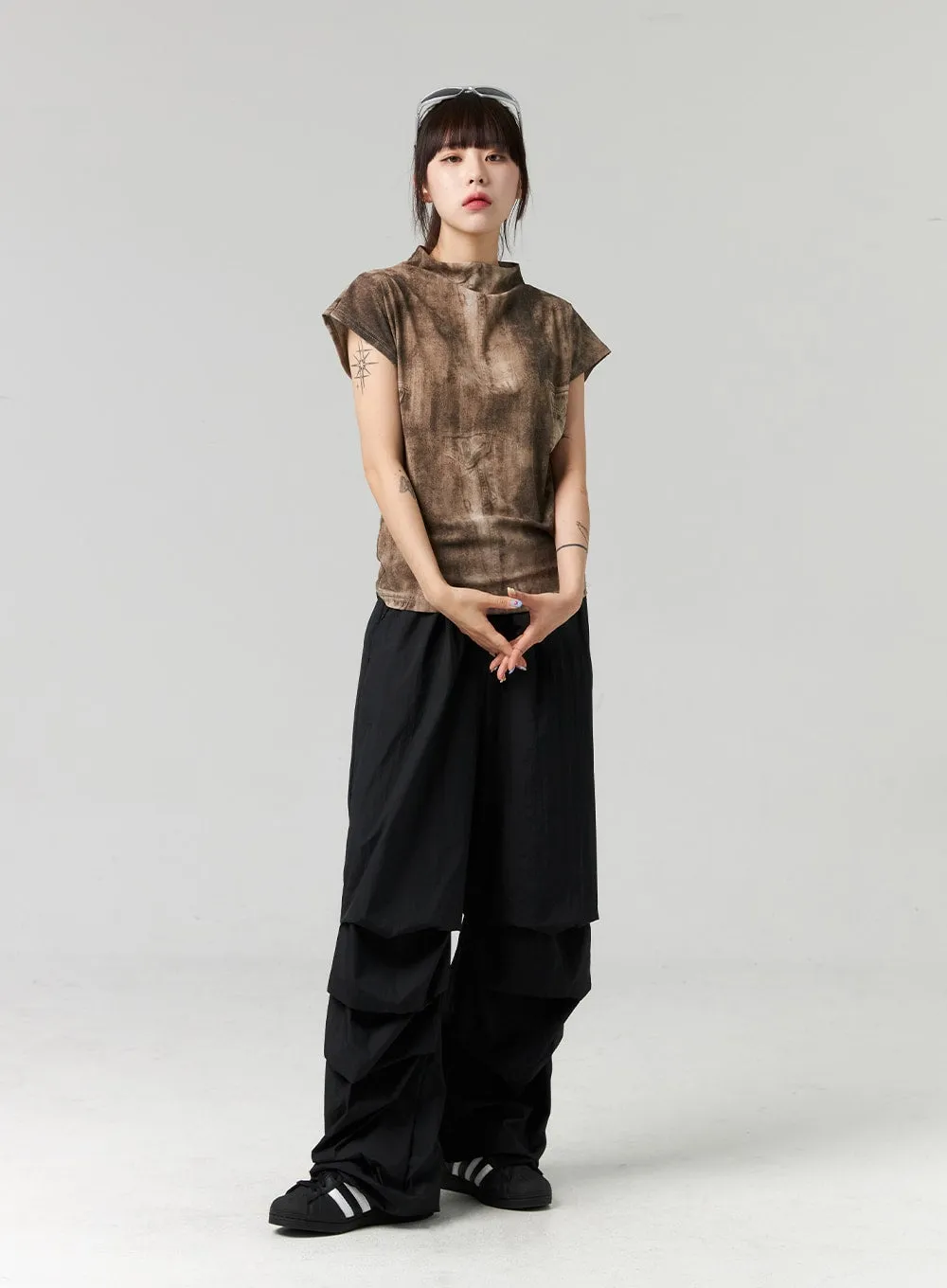 Baggy Nylon Pants Unisex CL320