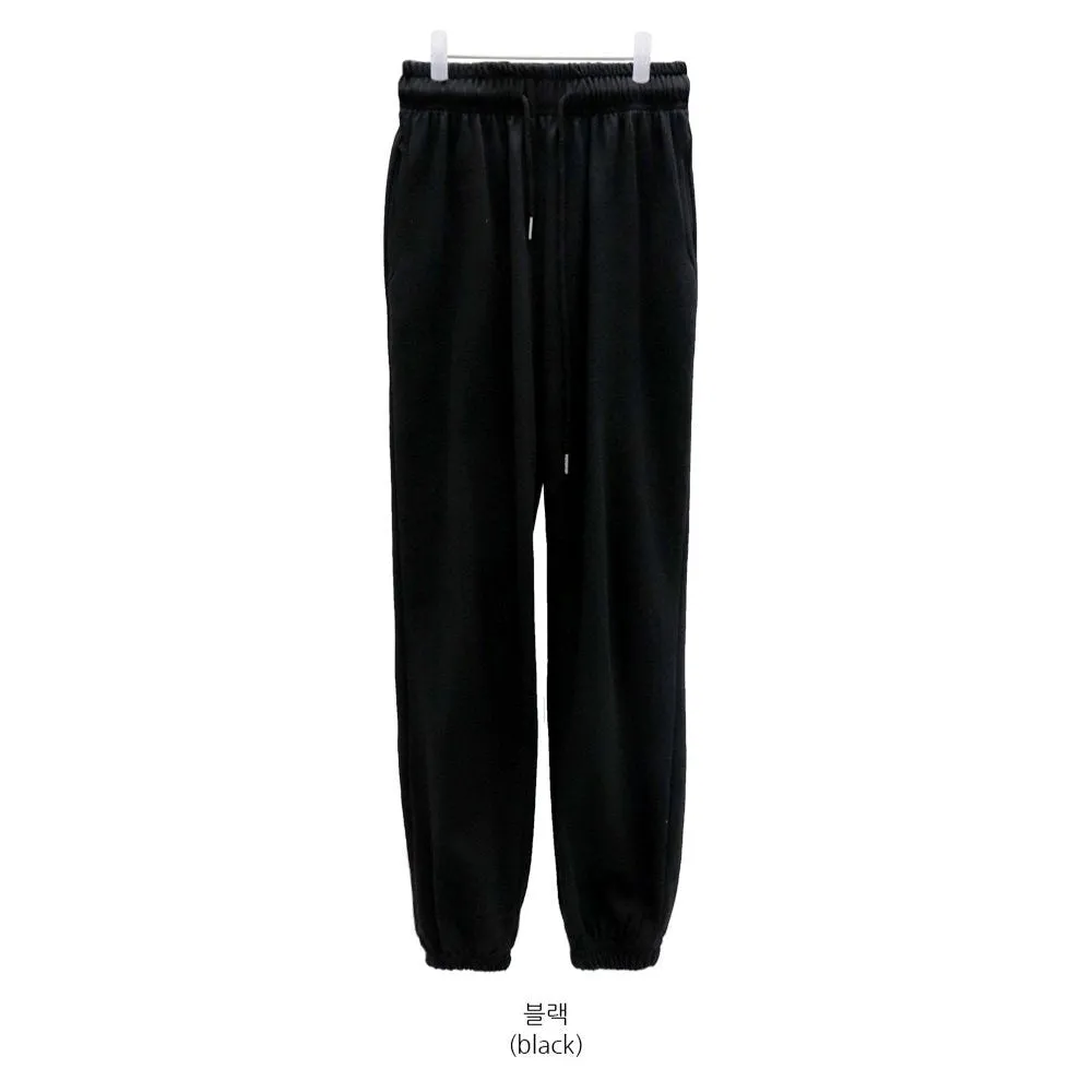 Banded Waist and Ankle Sweat Pants CCA29