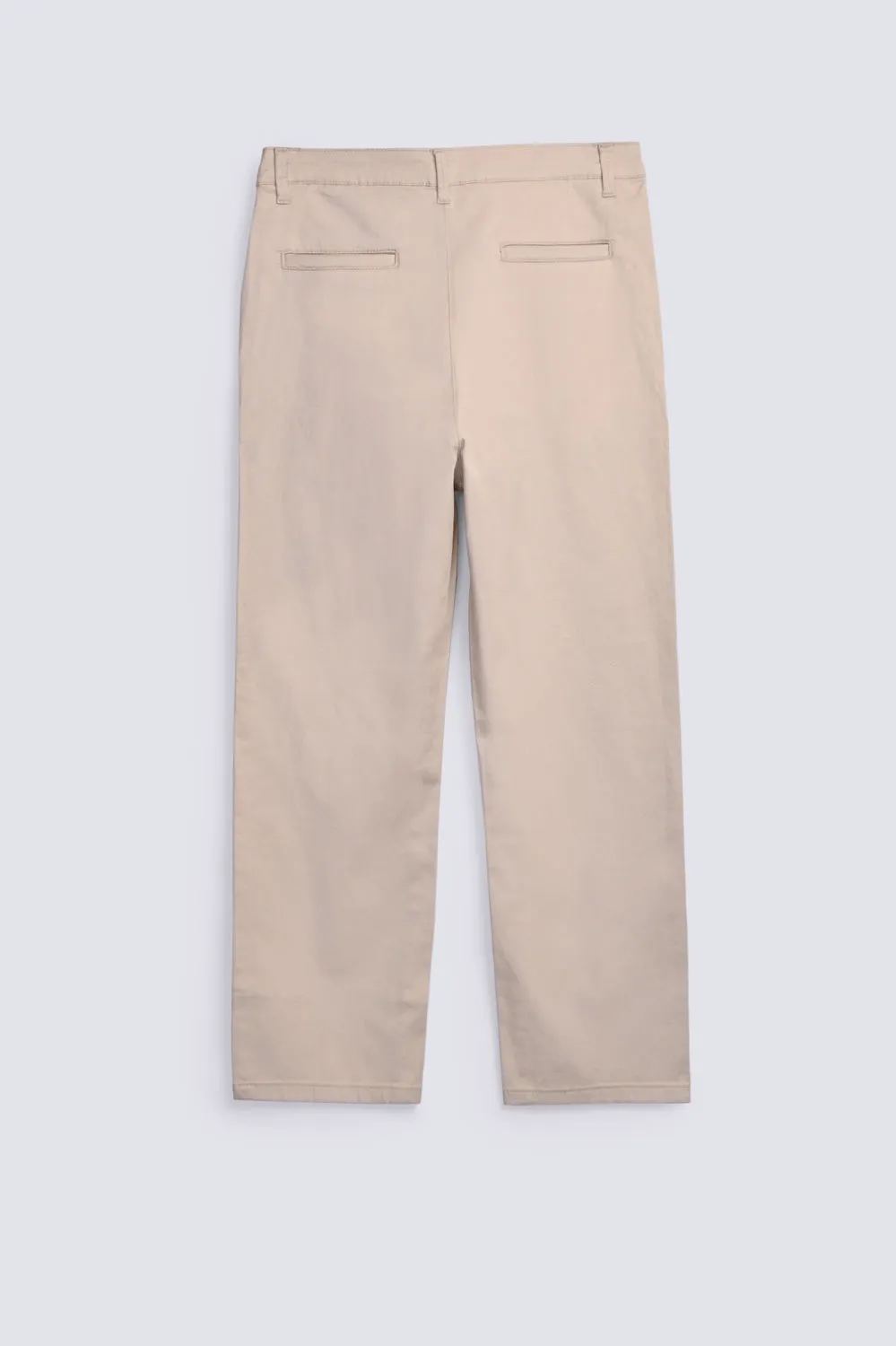 BASIC STRAIGHT FIT PANTS