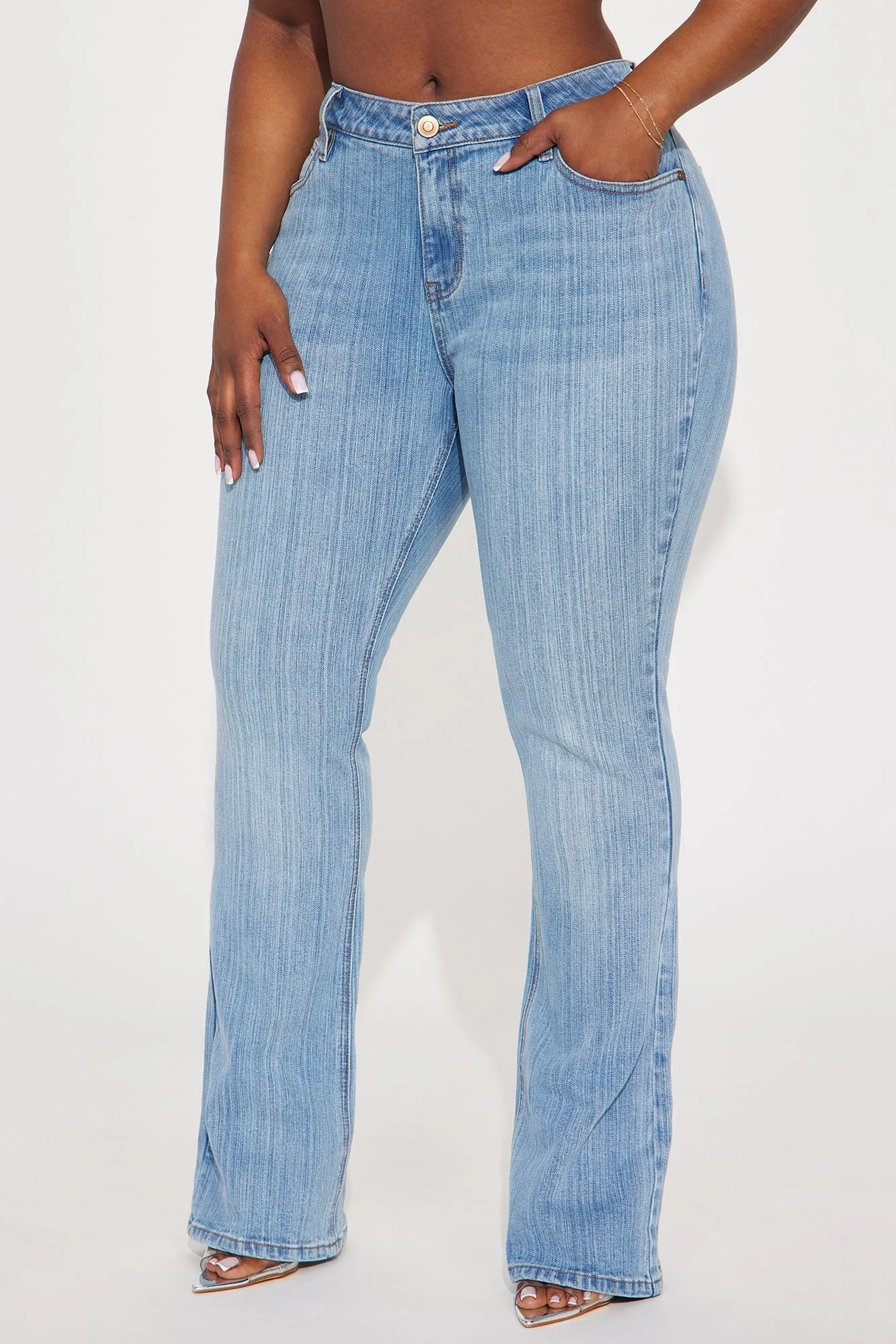 Breaking It Off Bootcut Jeans - Medium Wash