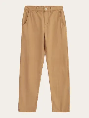 CALLA tapered canvas pant - Kelp melange