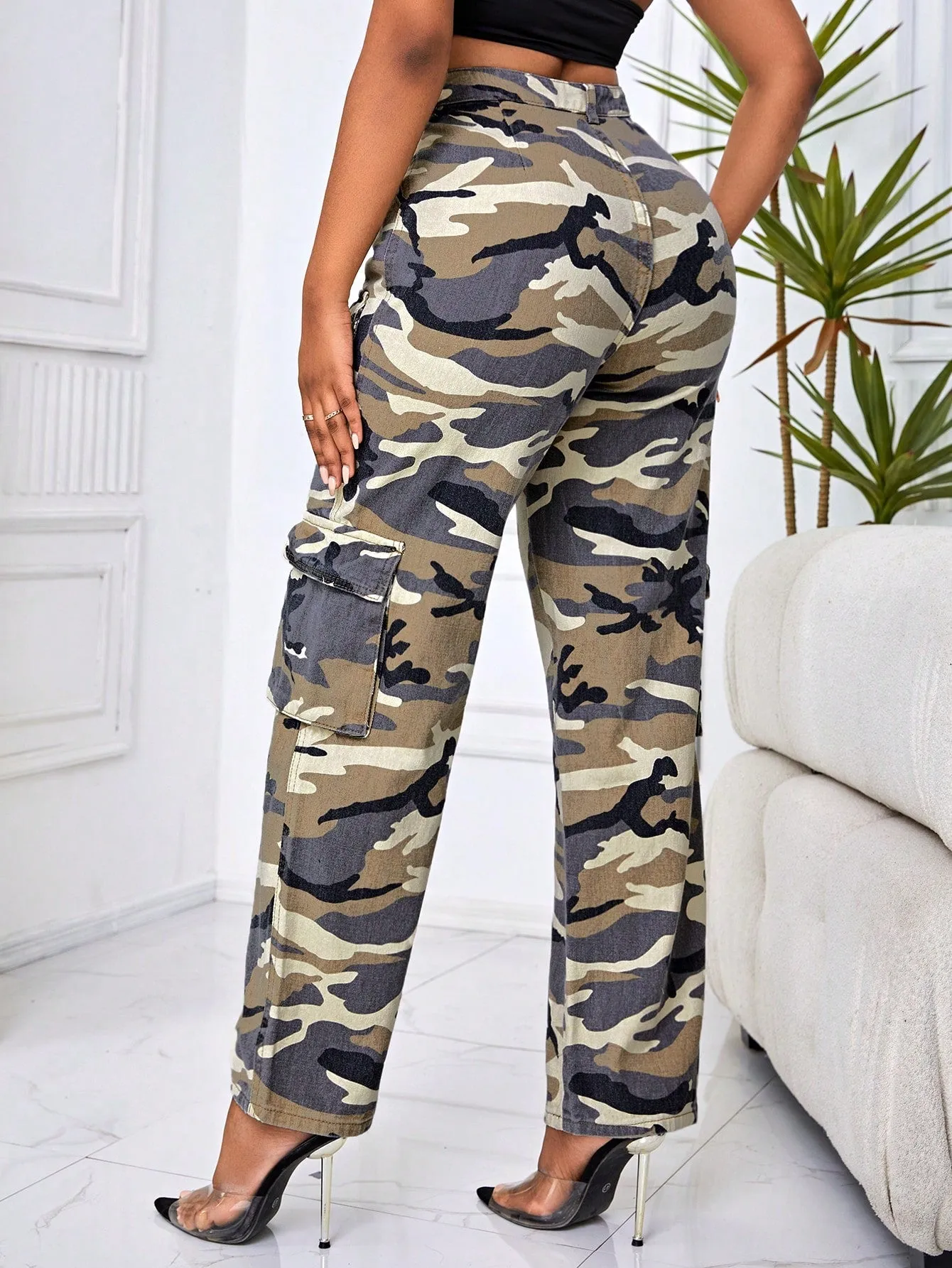 Camo Cargo Jeans