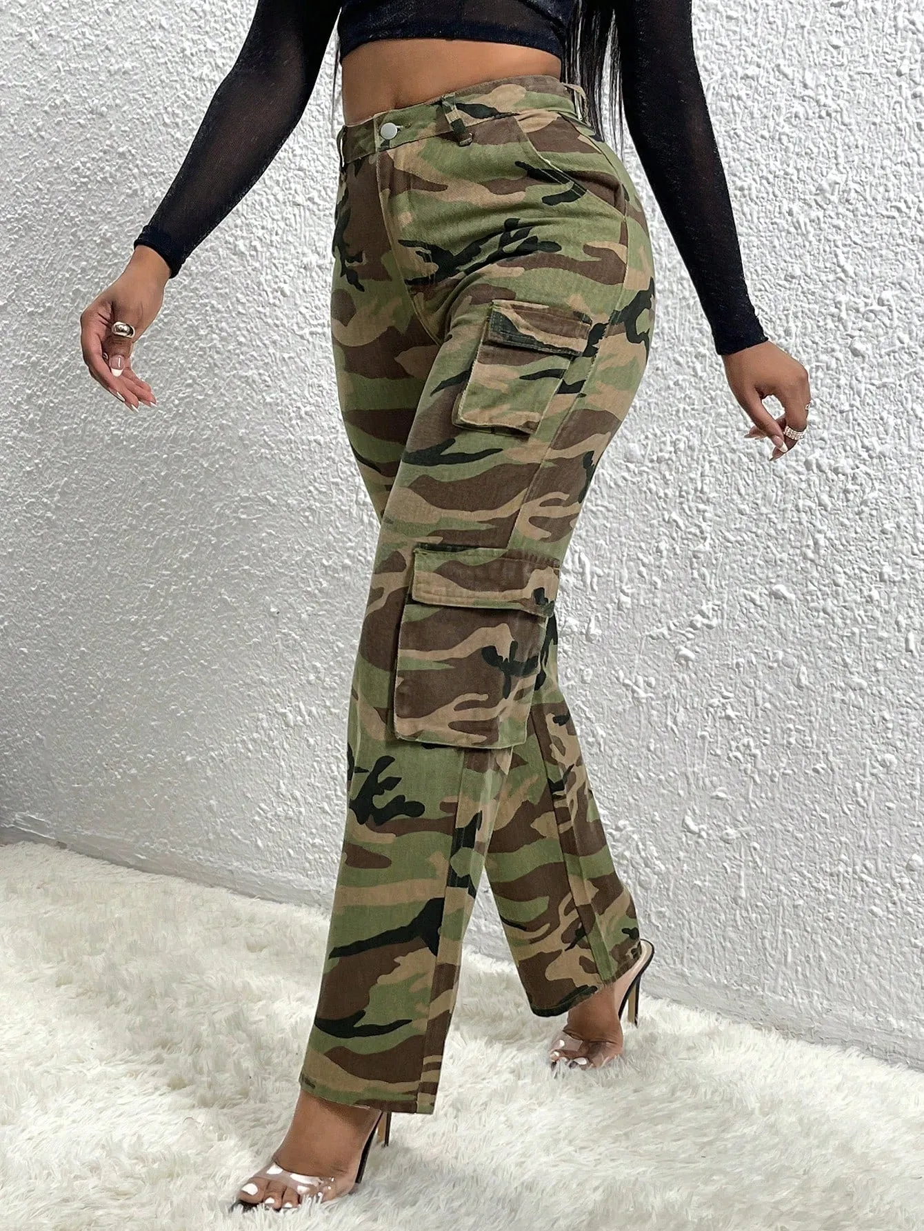 Camo Cargo Jeans