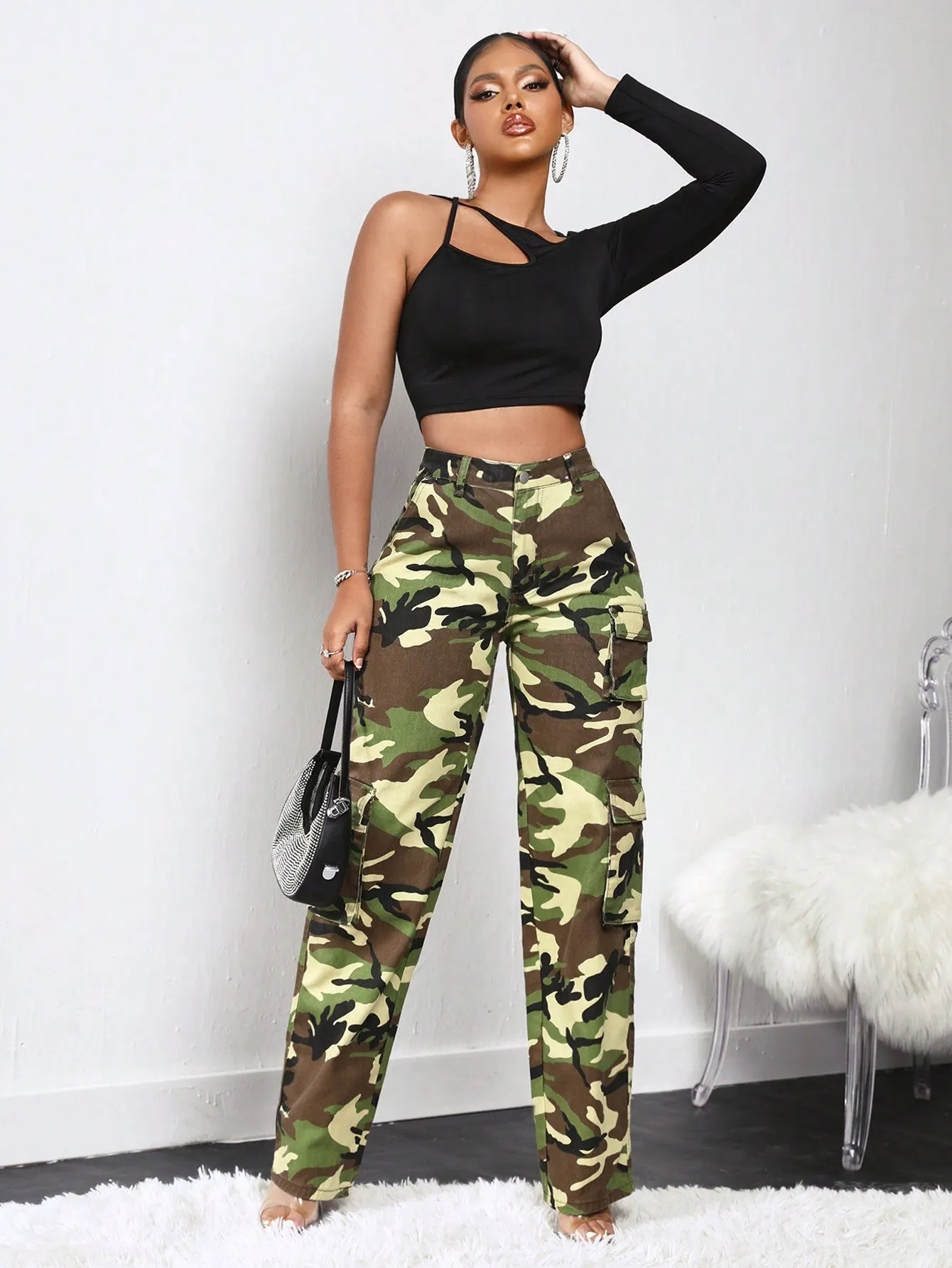 Camo Cargo Jeans