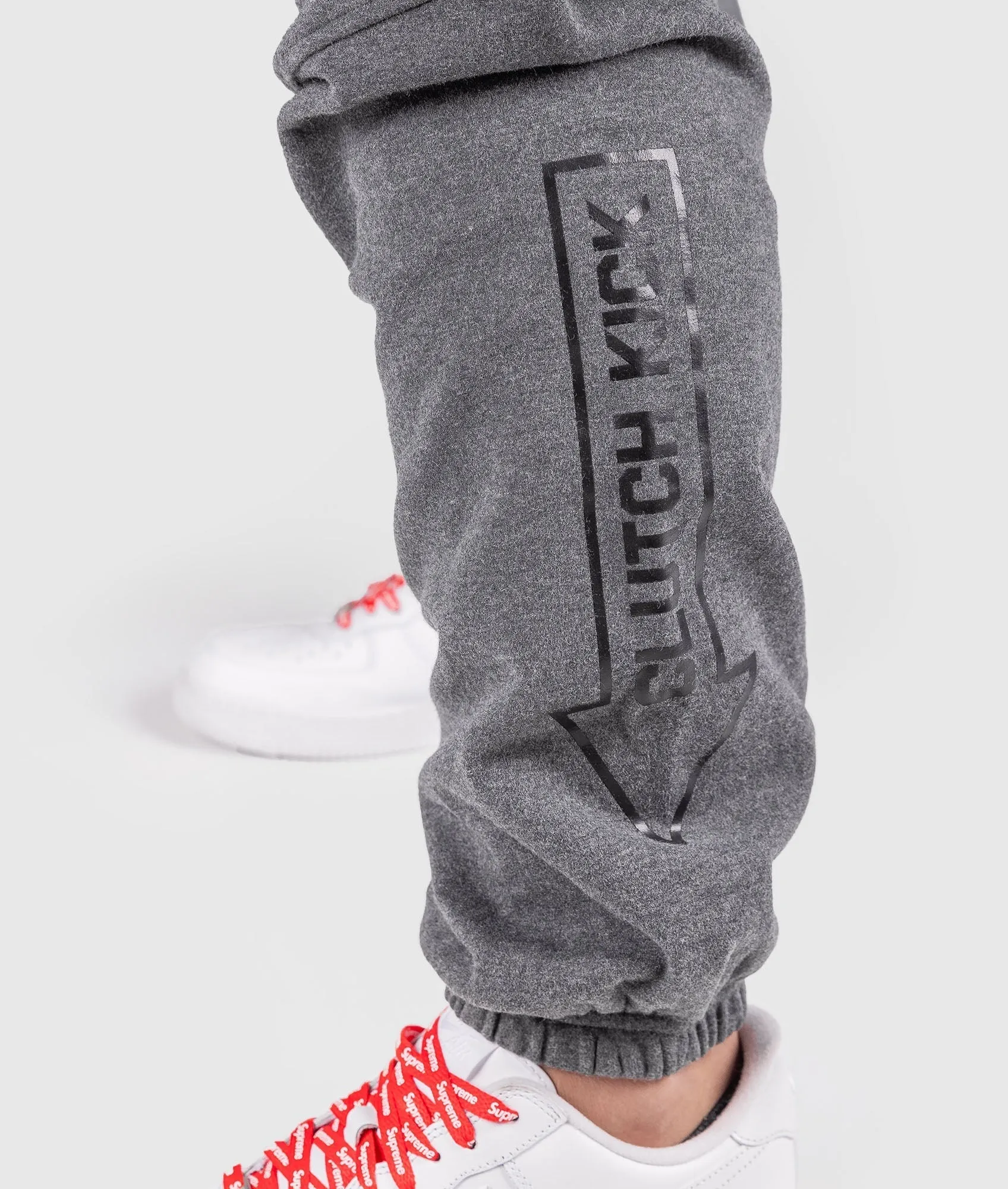 Clutch Kick P1 Fleece Track Pants - Charcoal