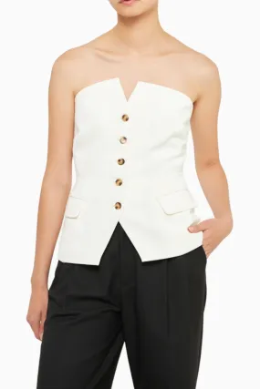 Colette Strapless Vest Top