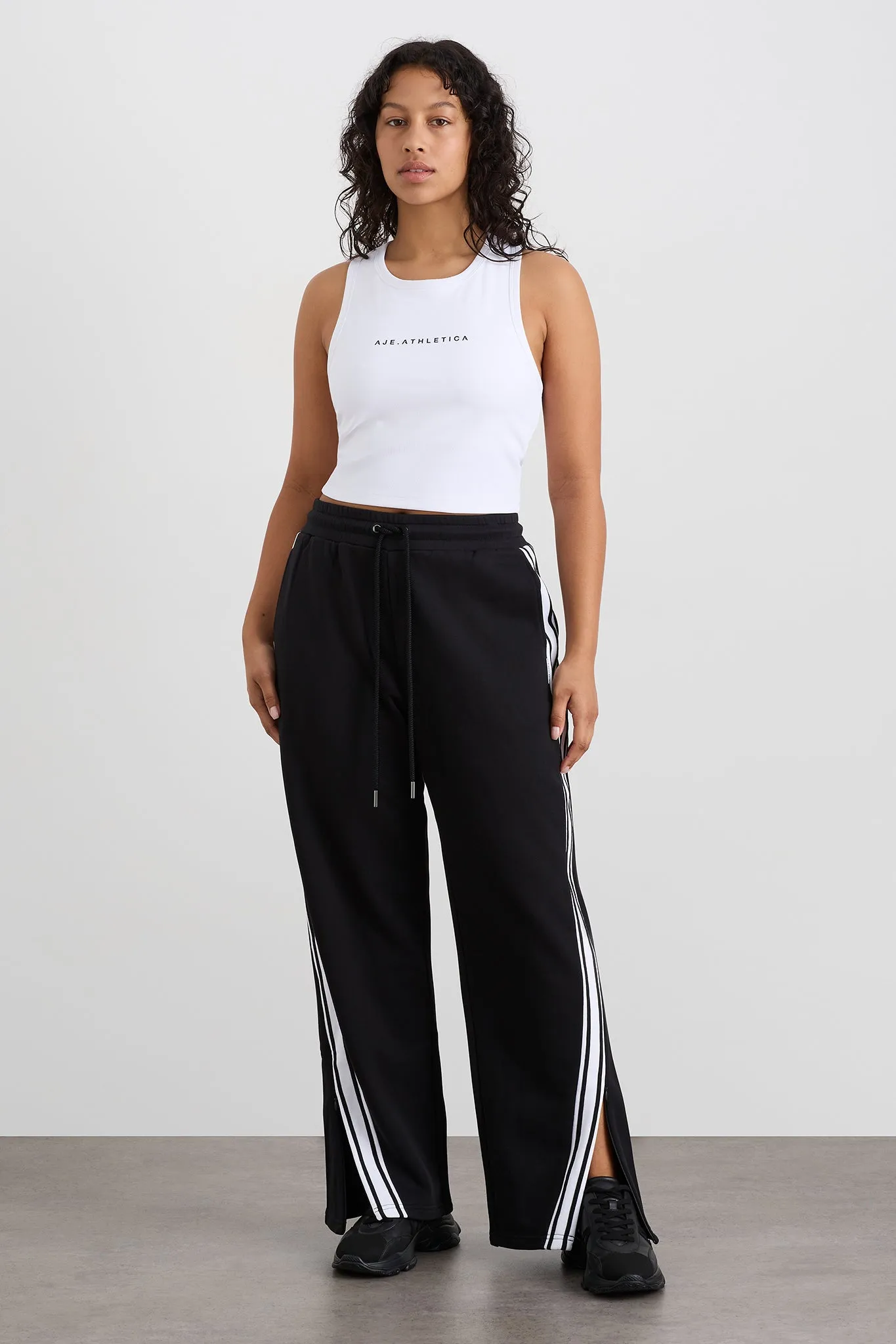 Contrast Zip Trackpants 504