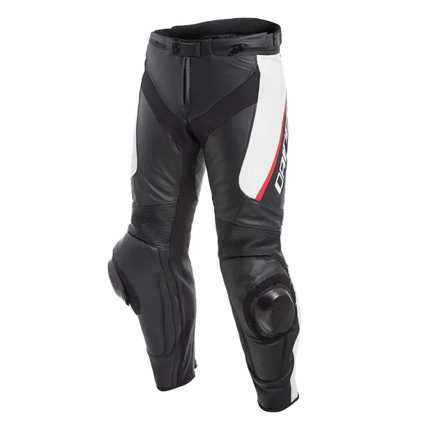 DAINESE DELTA 3 LEATHER PANT ROSSO