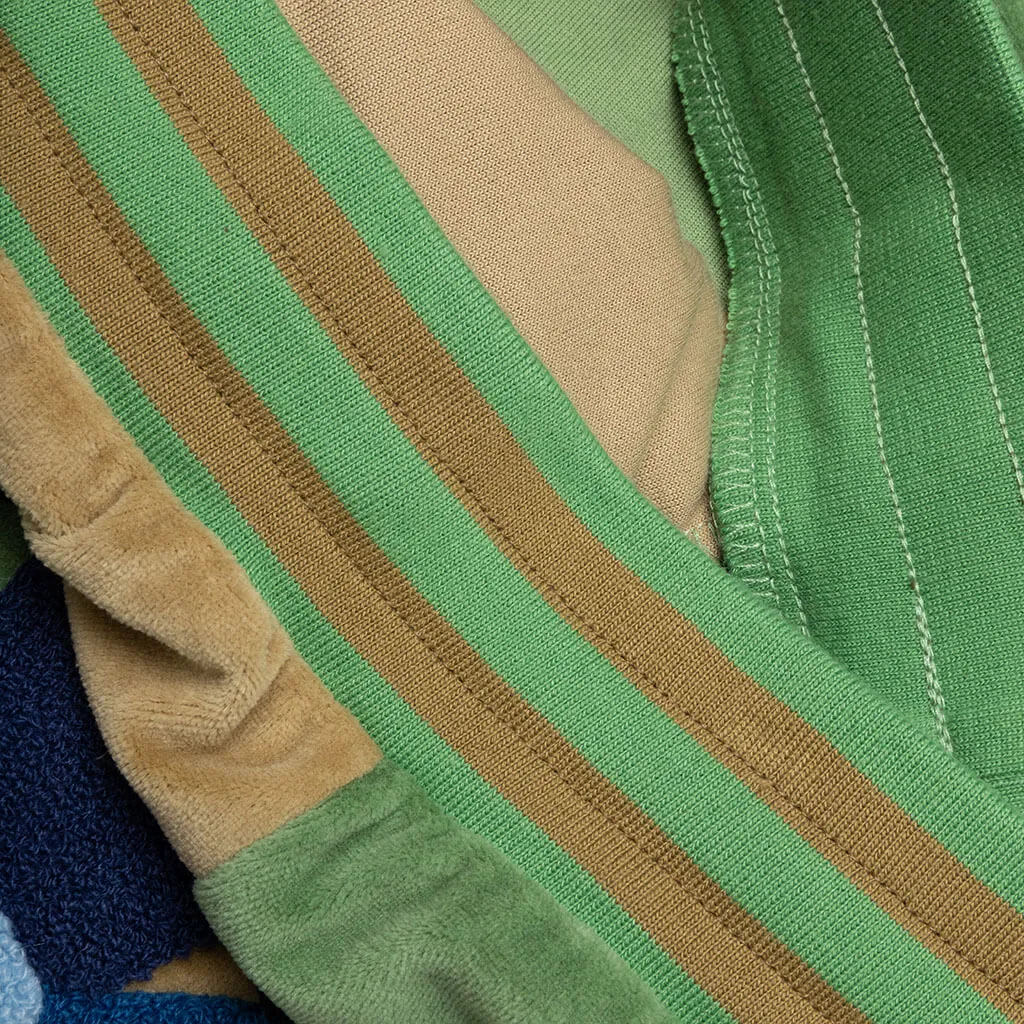 Dancer Velour Track Pants - Green