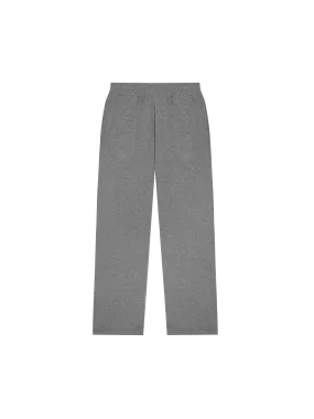 DNA Knitted Straight Leg Track Pants—grey marl