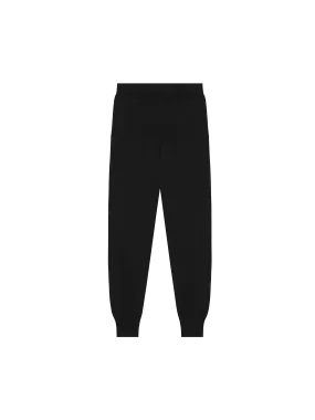 DNA Knitted Track Pants—black