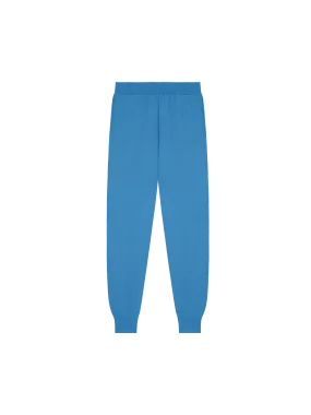 DNA Knitted Track Pants—geyser blue