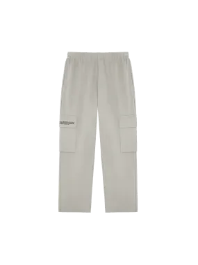 Double Jersey Cargo Track Pants—stone