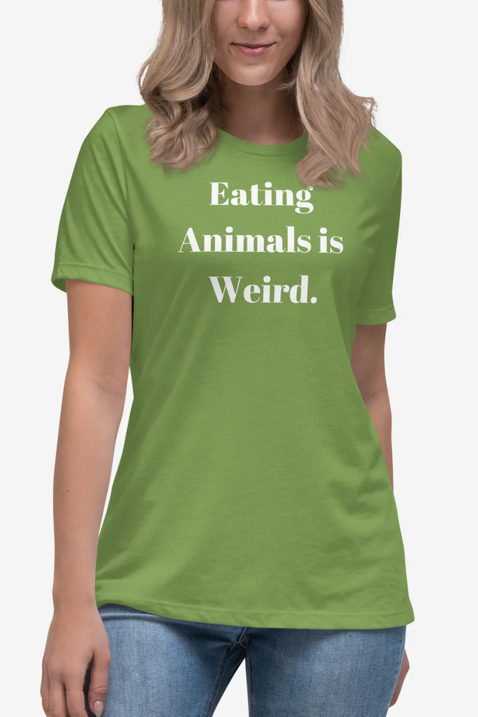 Eating Animals Is Weird Women's Relaxed T-Shirt