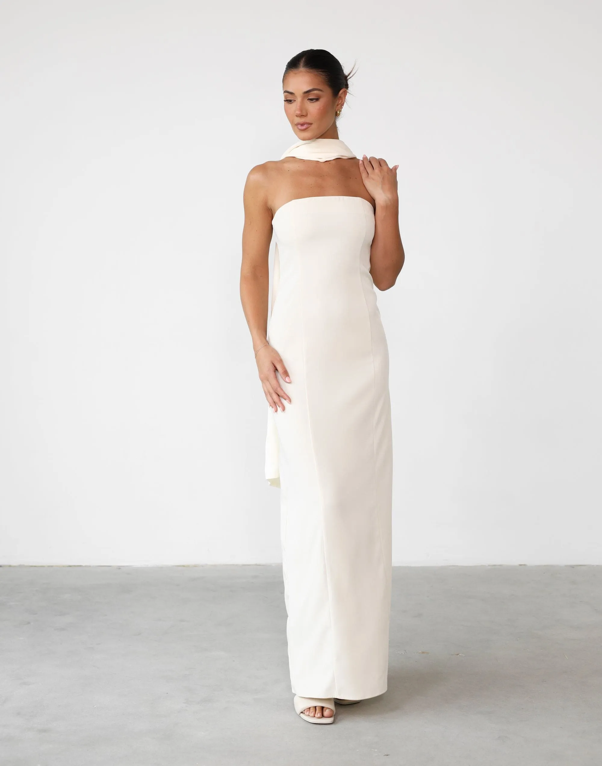 Eleanor Maxi Dress (Cream)