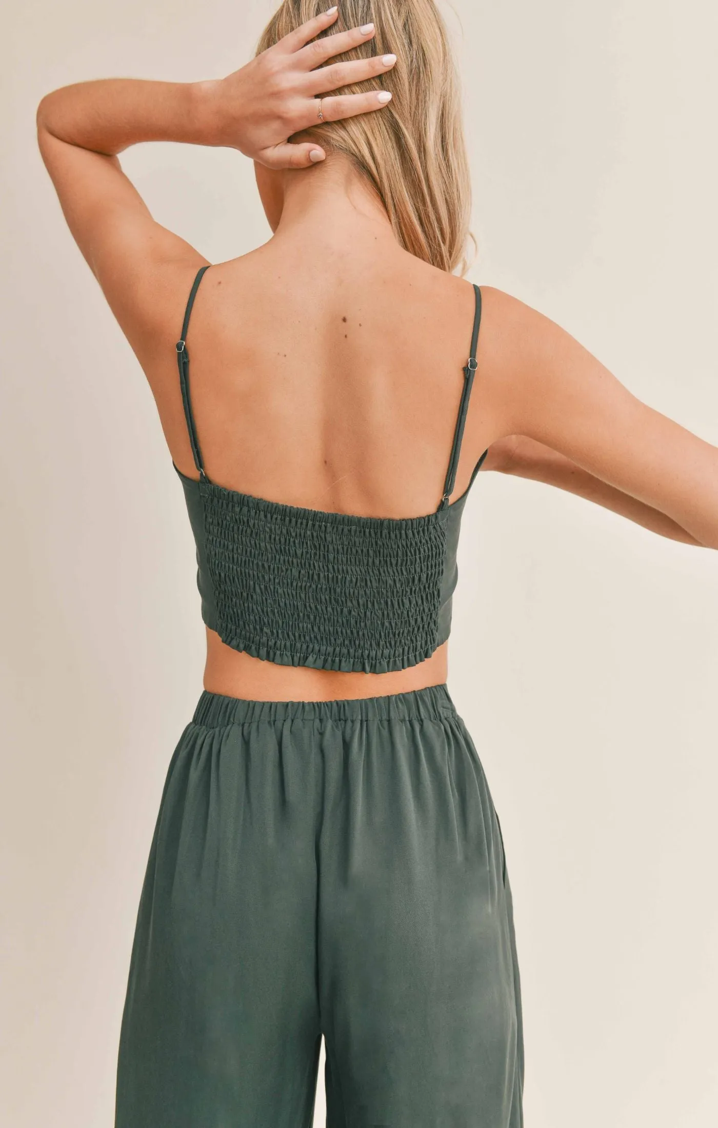 Evergreen Crop Top