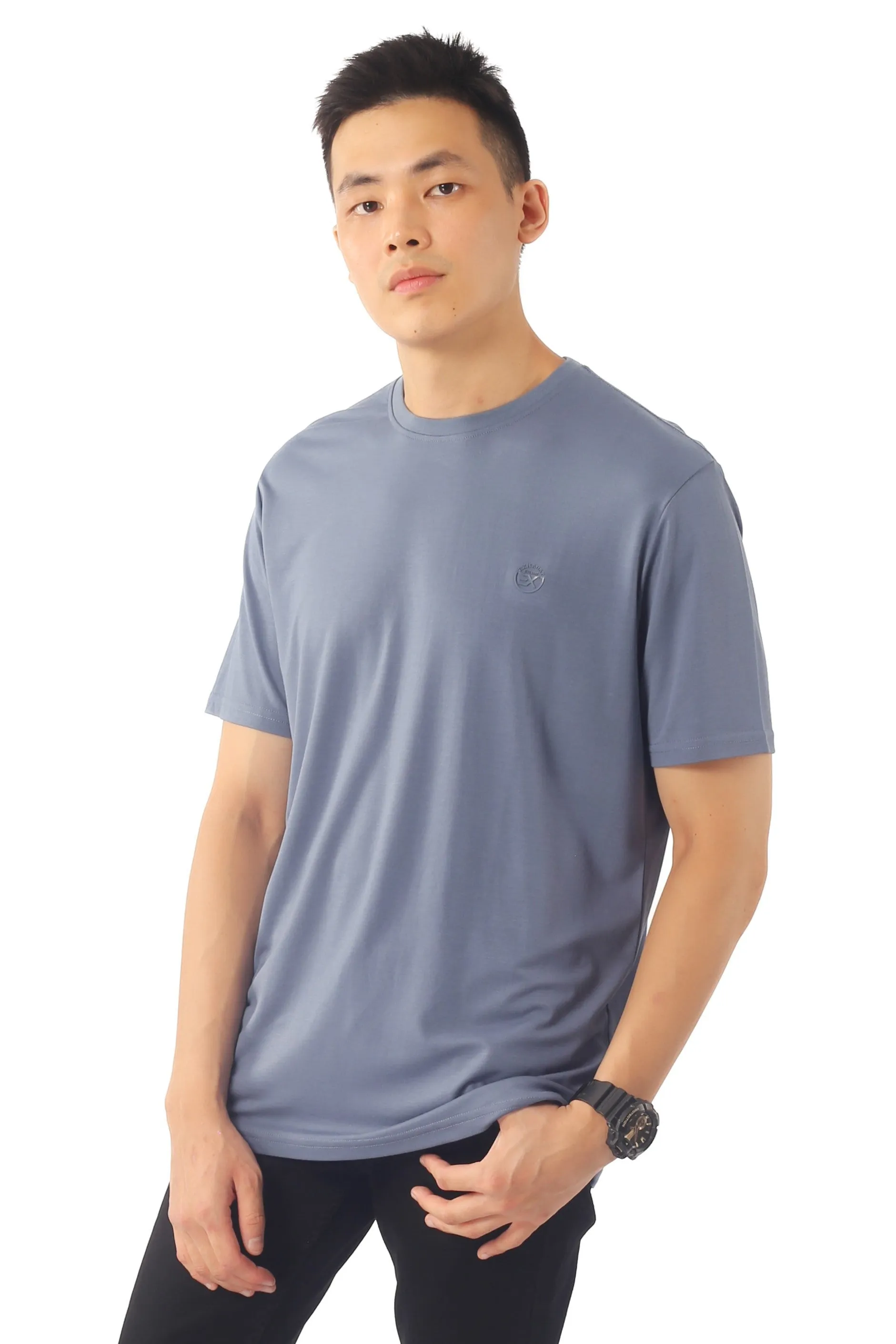 EXHAUST ROUND NECK T SHIRT [FREE CUT] 1595