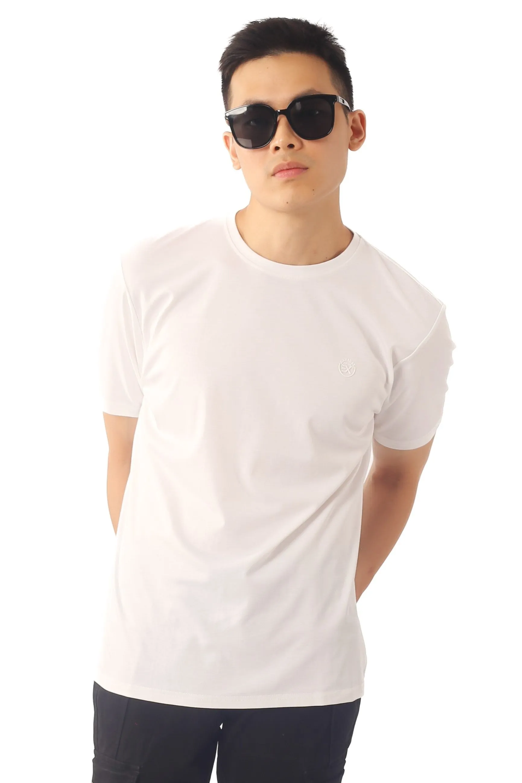 EXHAUST ROUND NECK T SHIRT [FREE CUT] 1595