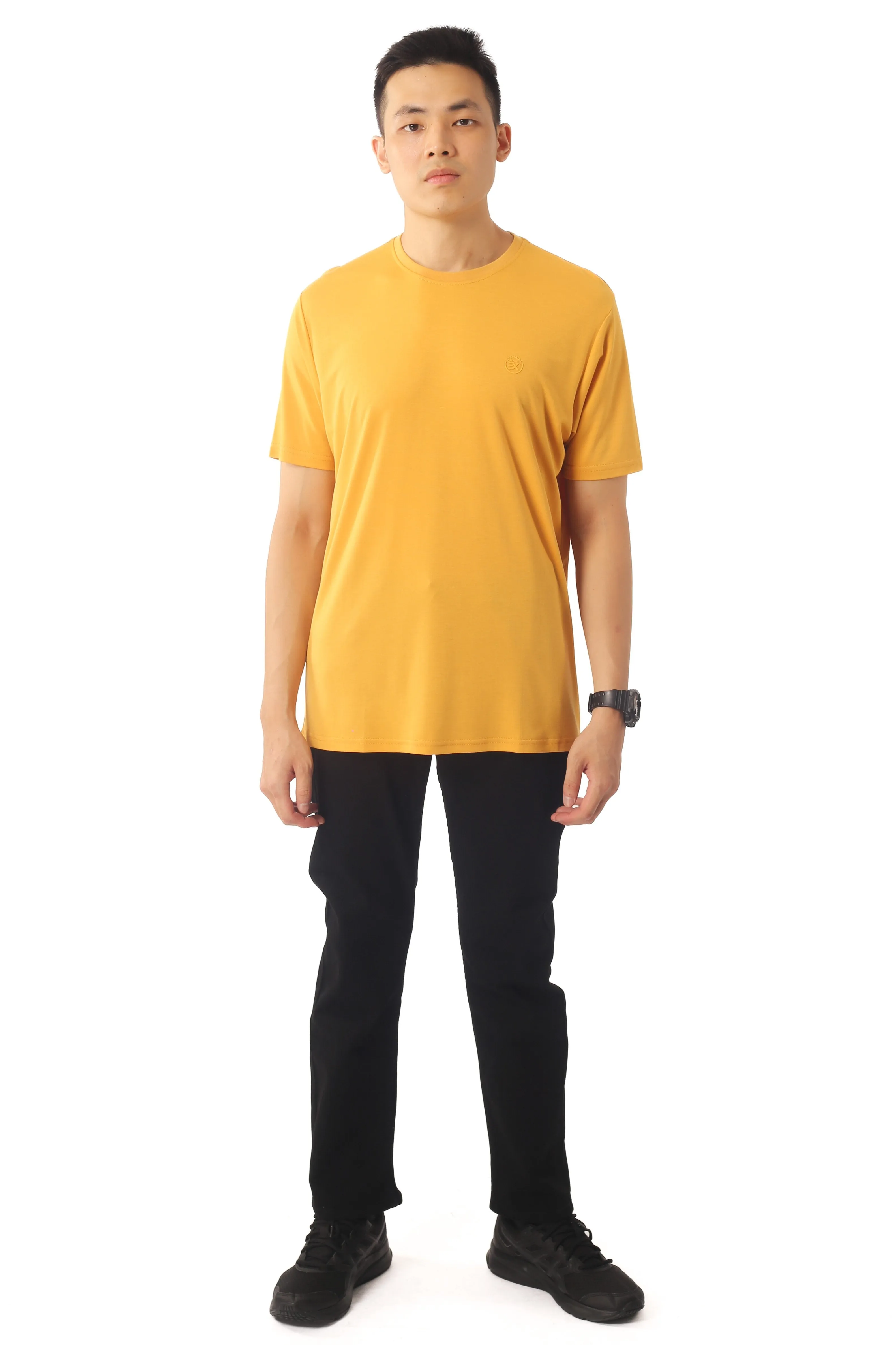 EXHAUST ROUND NECK T SHIRT [FREE CUT] 1595