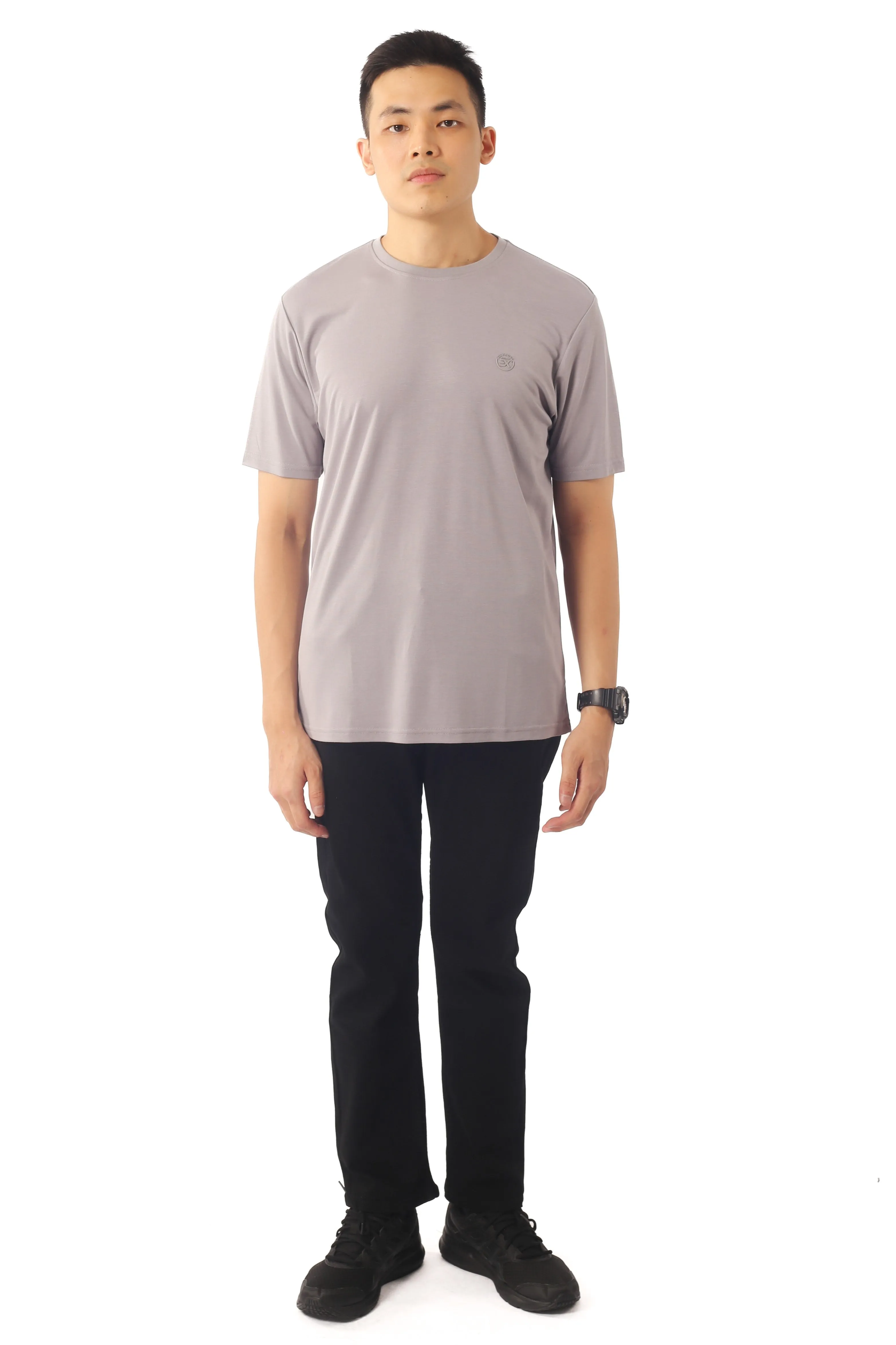 EXHAUST ROUND NECK T SHIRT [FREE CUT] 1595