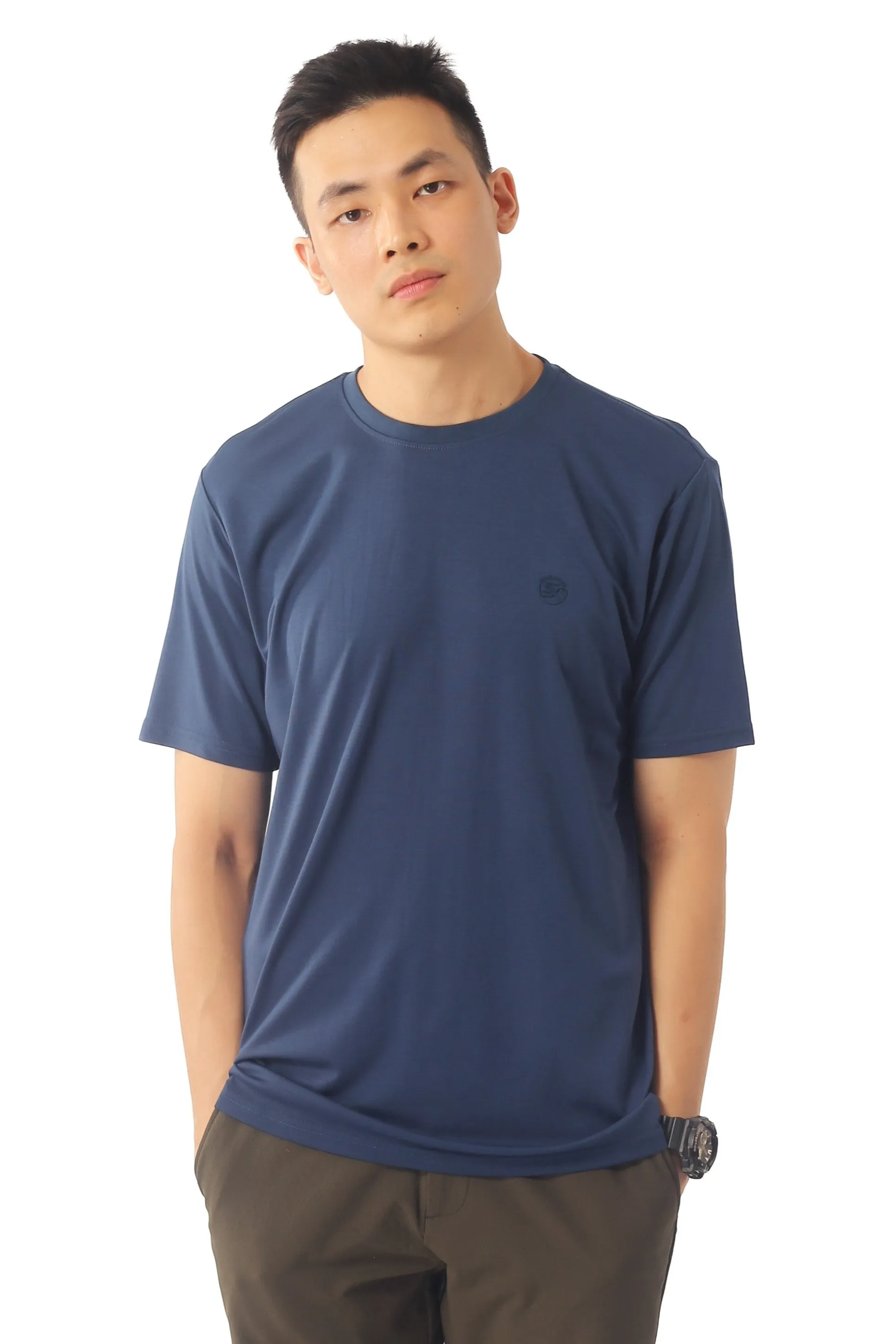 EXHAUST ROUND NECK T SHIRT [FREE CUT] 1595