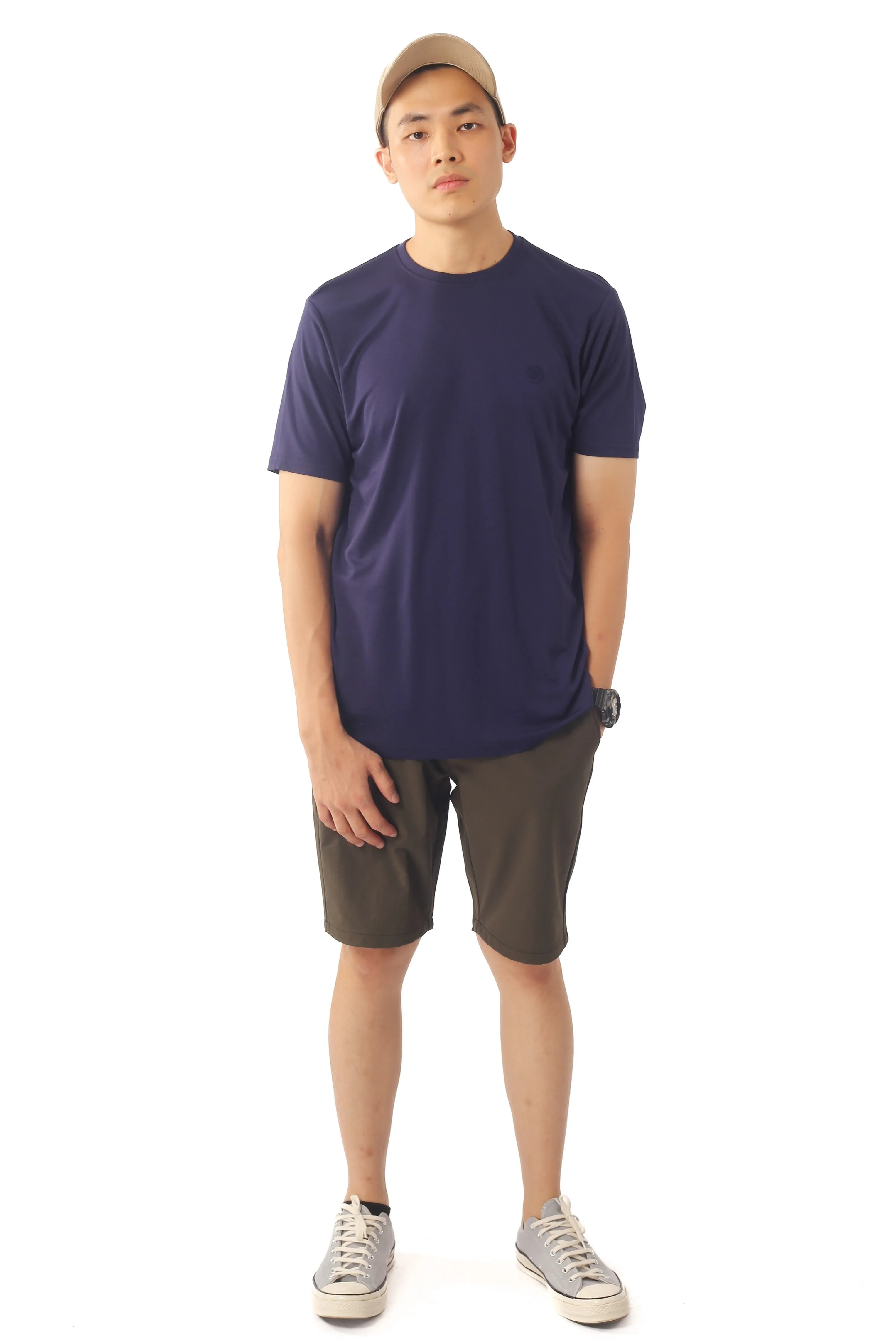 EXHAUST ROUND NECK T SHIRT [FREE CUT] 1595