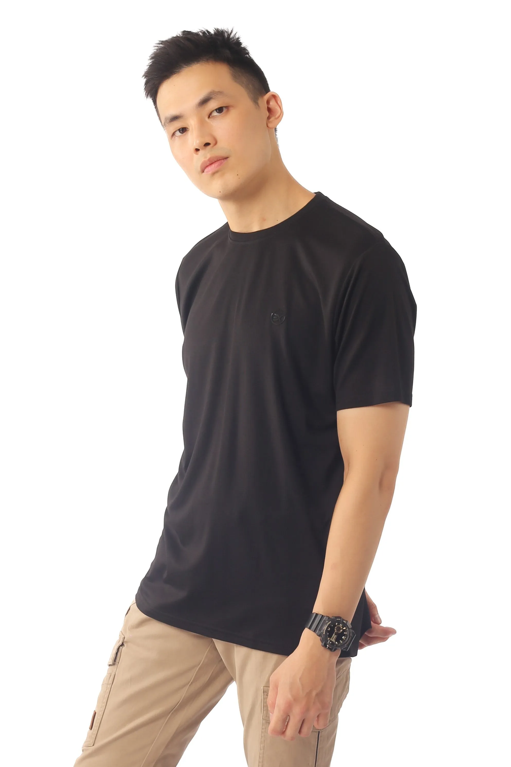 EXHAUST ROUND NECK T SHIRT [FREE CUT] 1595