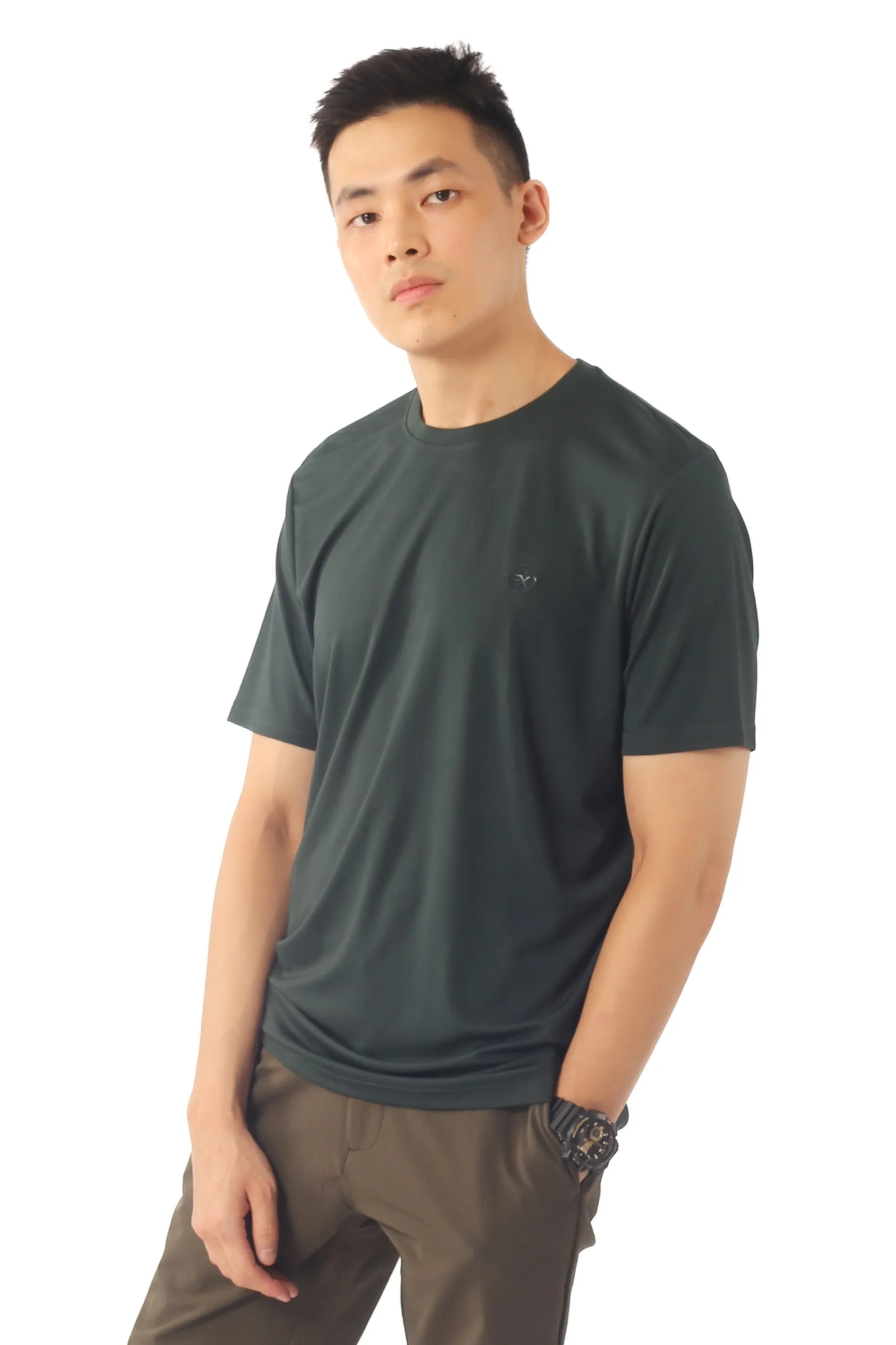 EXHAUST ROUND NECK T SHIRT [FREE CUT] 1595