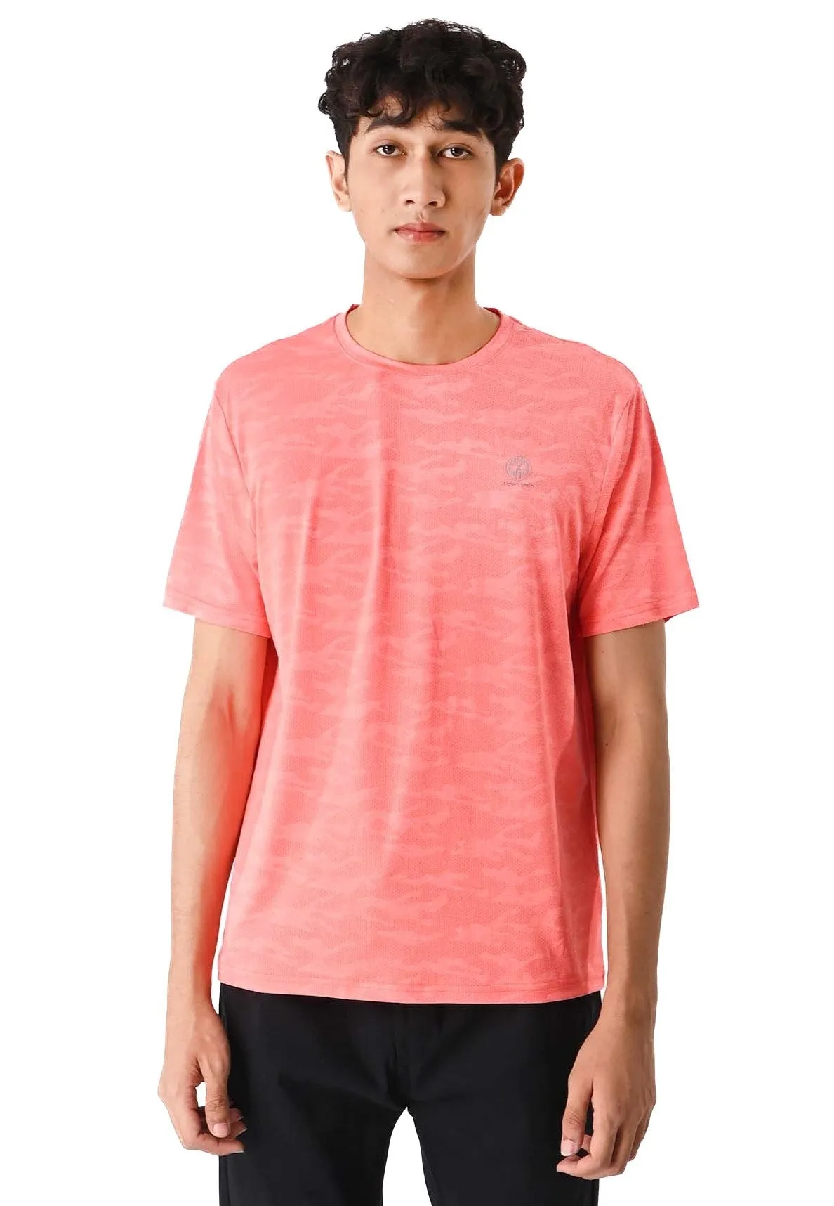 EXHAUST SHORT SLEEVE ROUND NECK T-SHIRT [FREE CUT] 1593