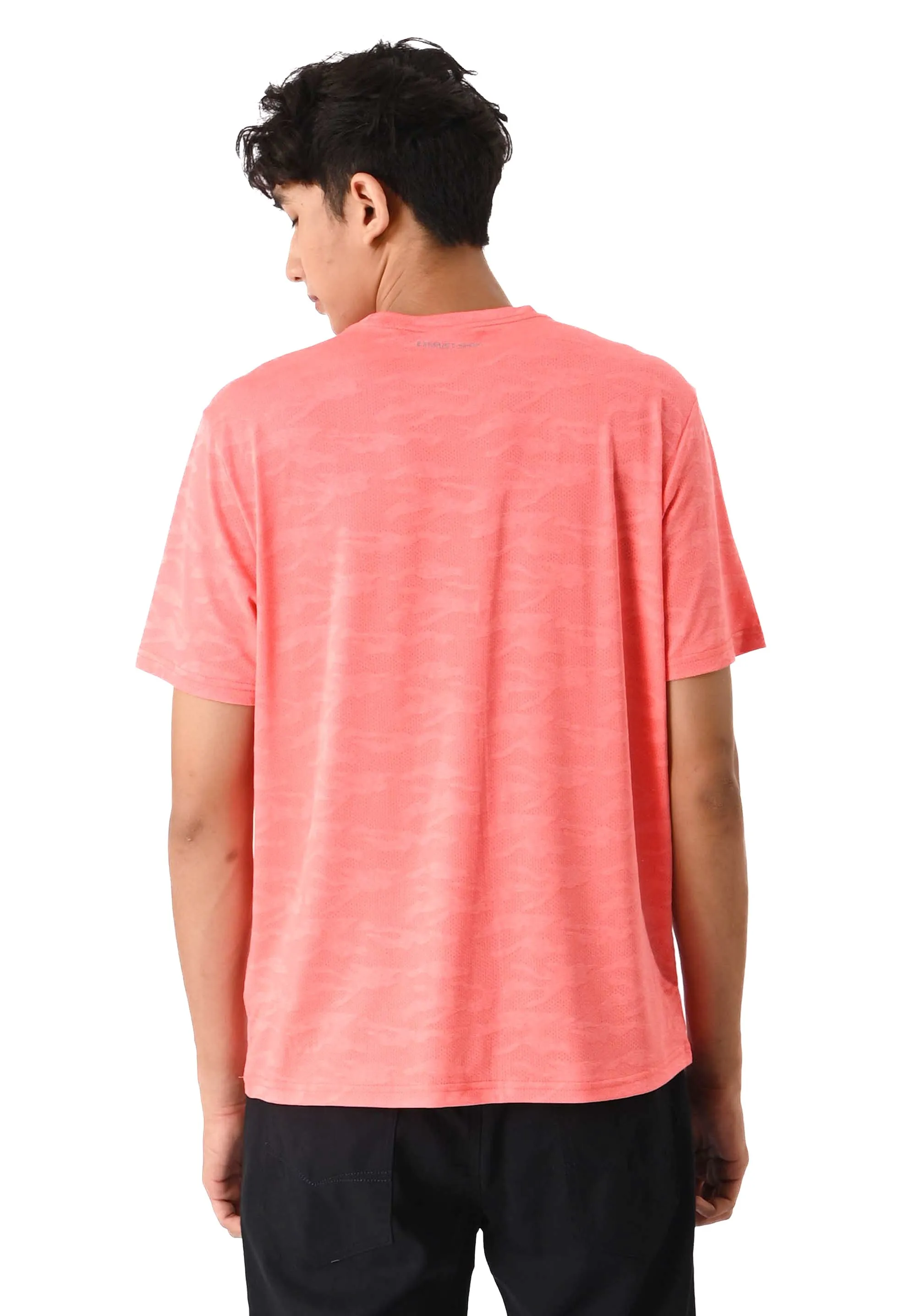 EXHAUST SHORT SLEEVE ROUND NECK T-SHIRT [FREE CUT] 1593