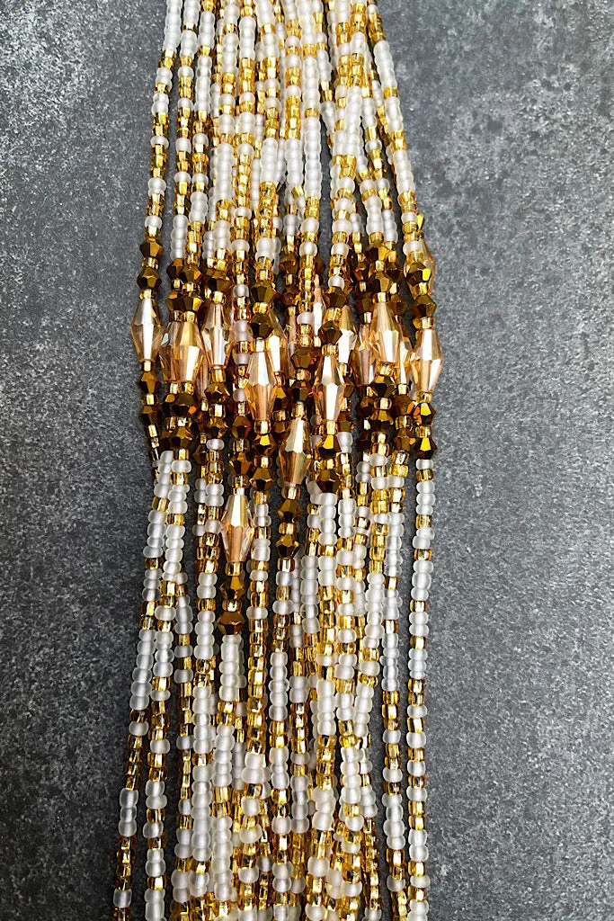 Extended Length 60 Inch Blessed Beyond Tie On Waist Beads