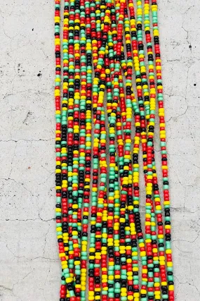 Elegant Ghanaian Waist Beads - Handcrafted, Colorful, Adjustable Traditional Jewelry for Women