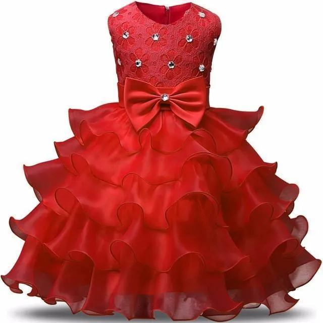 Girls Dress, Girls Party Dress For Kids 3-7 Yrs