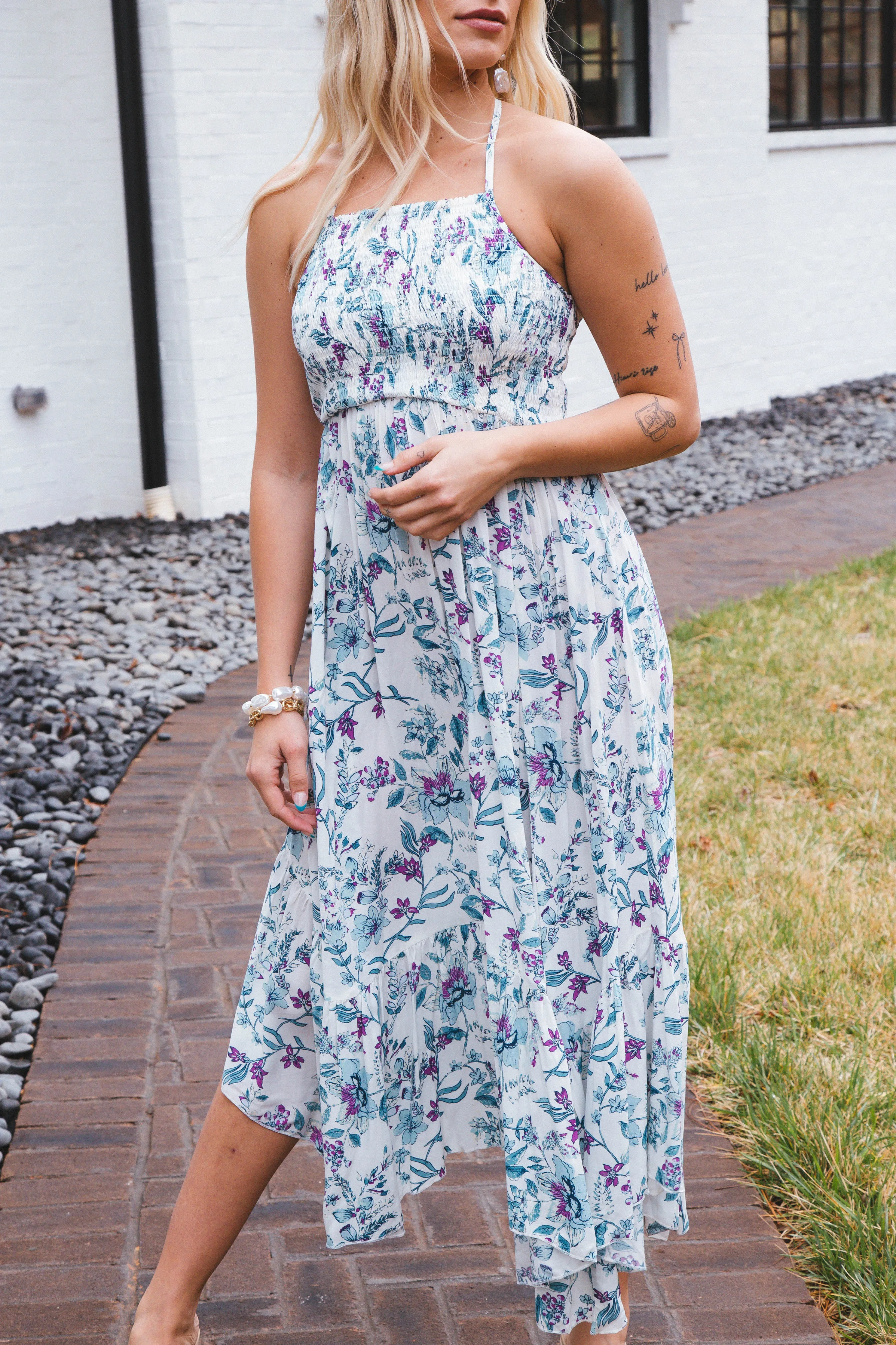 Heat Wave Printed Maxi Dress, Floral Combo | Free People