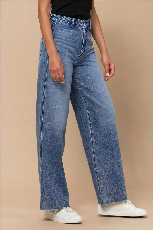 Hidden Wide Leg Jeans