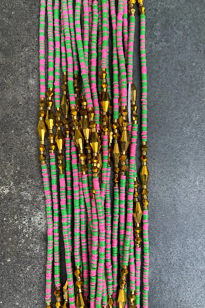 Kamala Flat Tie On Waist Beads