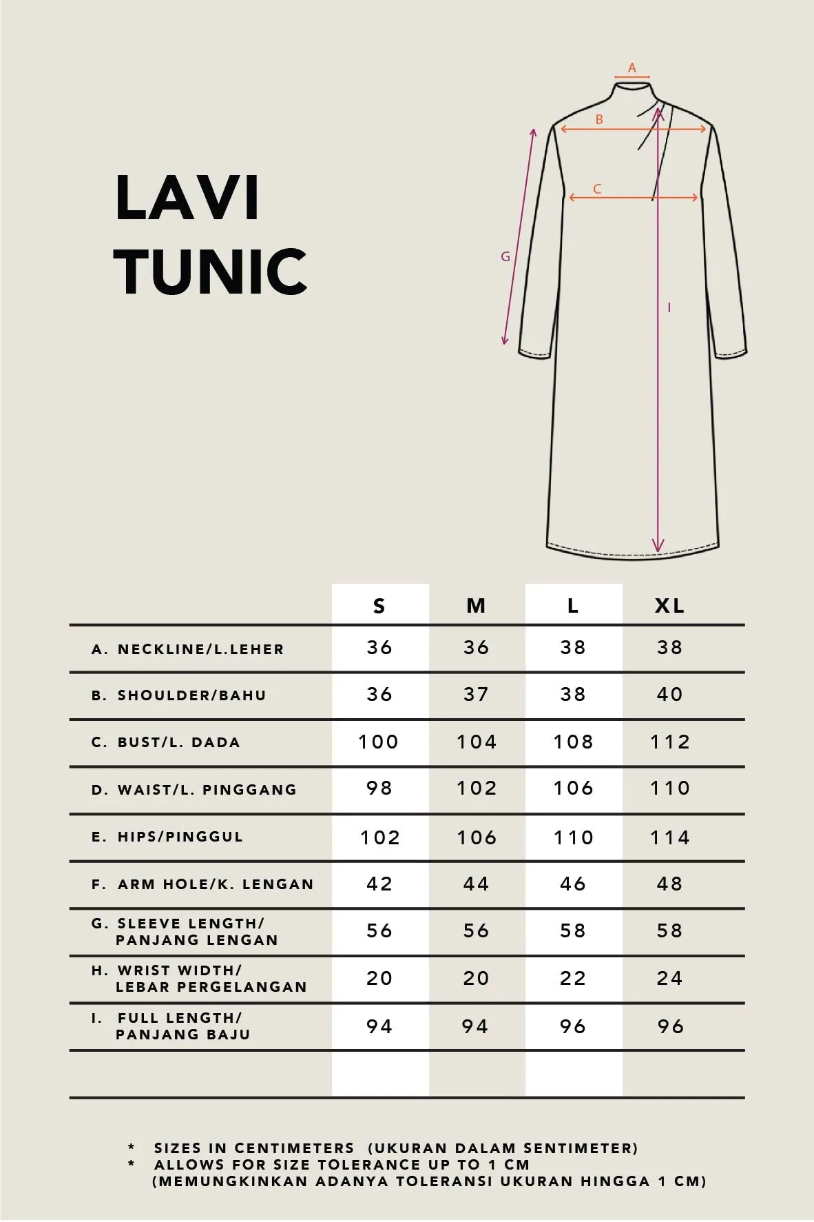 LAVI TUNIC ALMOND