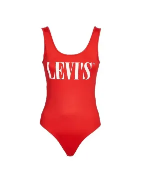 Levis Graphic Body Suit Chinese Red