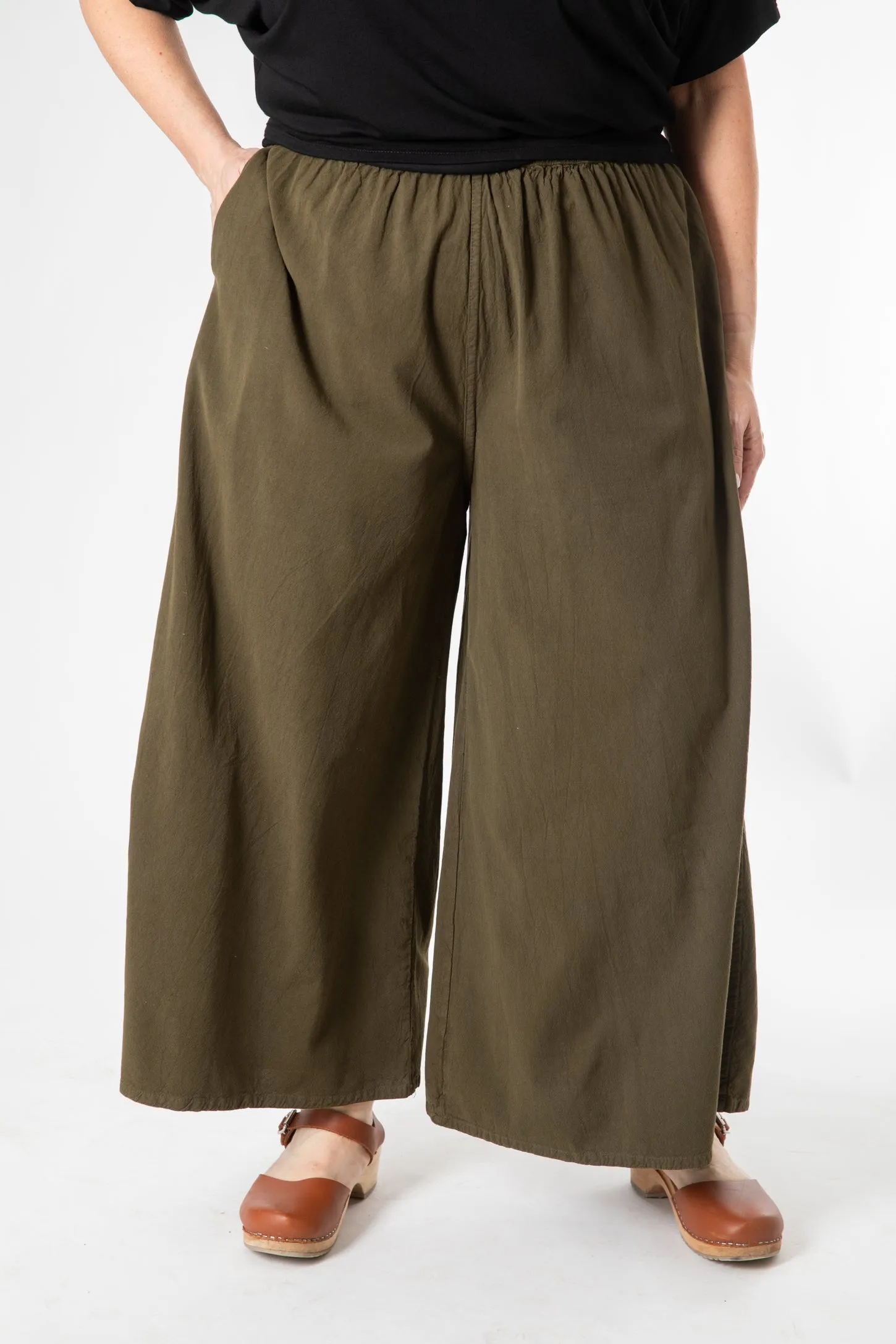 Lung Ta Cotton Palazzo Pants