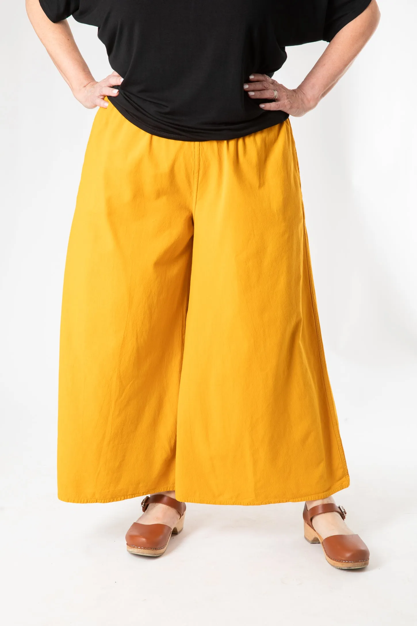 Lung Ta Cotton Palazzo Pants