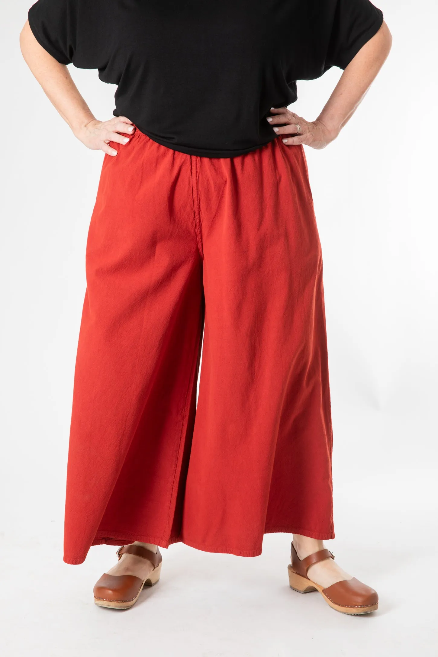 Lung Ta Cotton Palazzo Pants