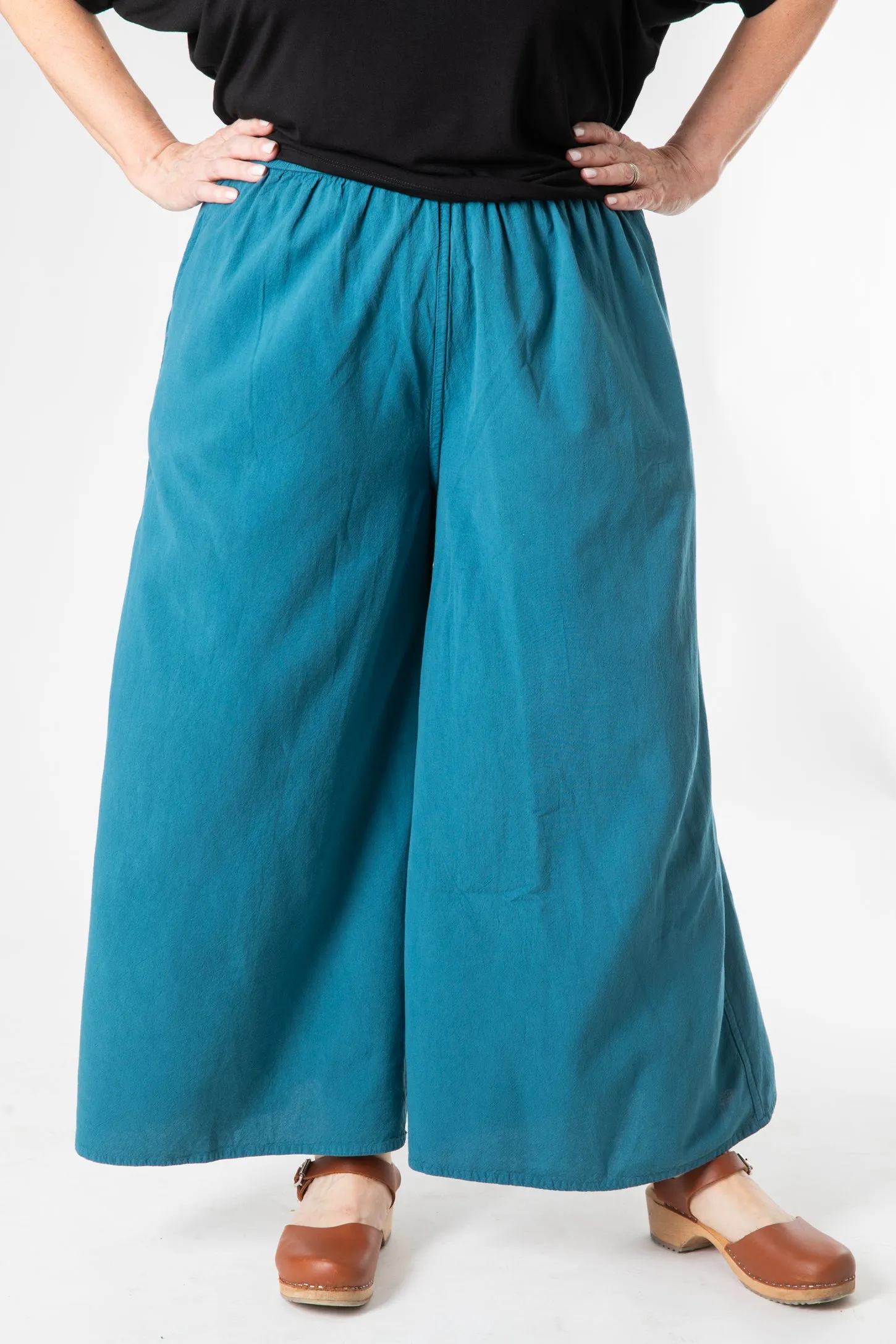 Lung Ta Cotton Palazzo Pants